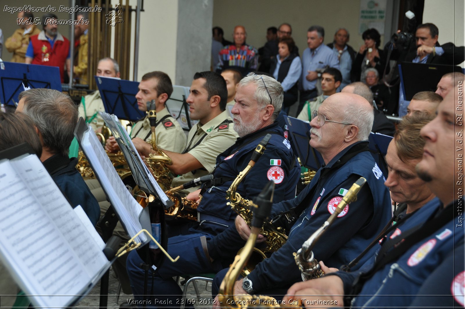 Venaria Reale 23 09 2012 - Concerto Fanfare Cri Taurinense - Croce Rossa Italiana - Ispettorato Regionale Volontari del Soccorso del Piemonte