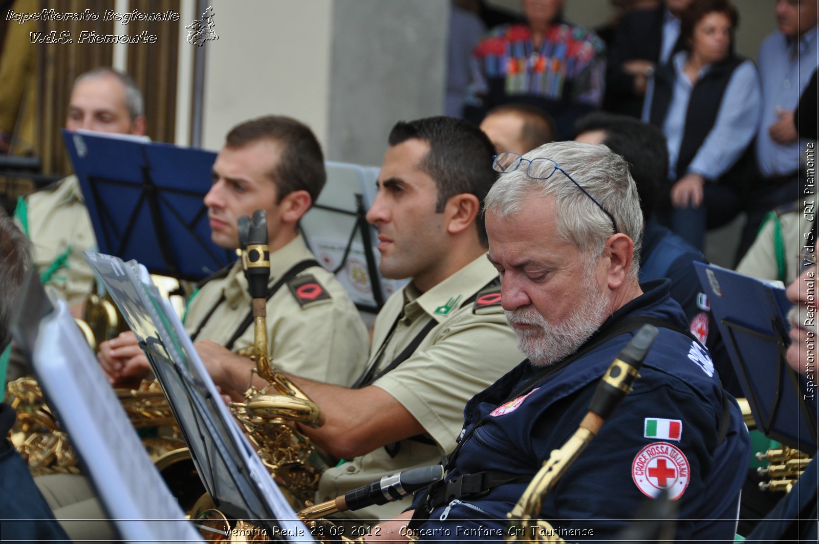 Venaria Reale 23 09 2012 - Concerto Fanfare Cri Taurinense - Croce Rossa Italiana - Ispettorato Regionale Volontari del Soccorso del Piemonte