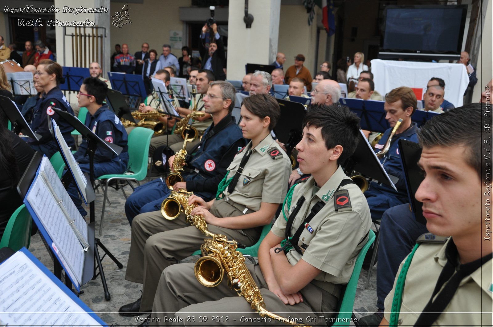 Venaria Reale 23 09 2012 - Concerto Fanfare Cri Taurinense - Croce Rossa Italiana - Ispettorato Regionale Volontari del Soccorso del Piemonte