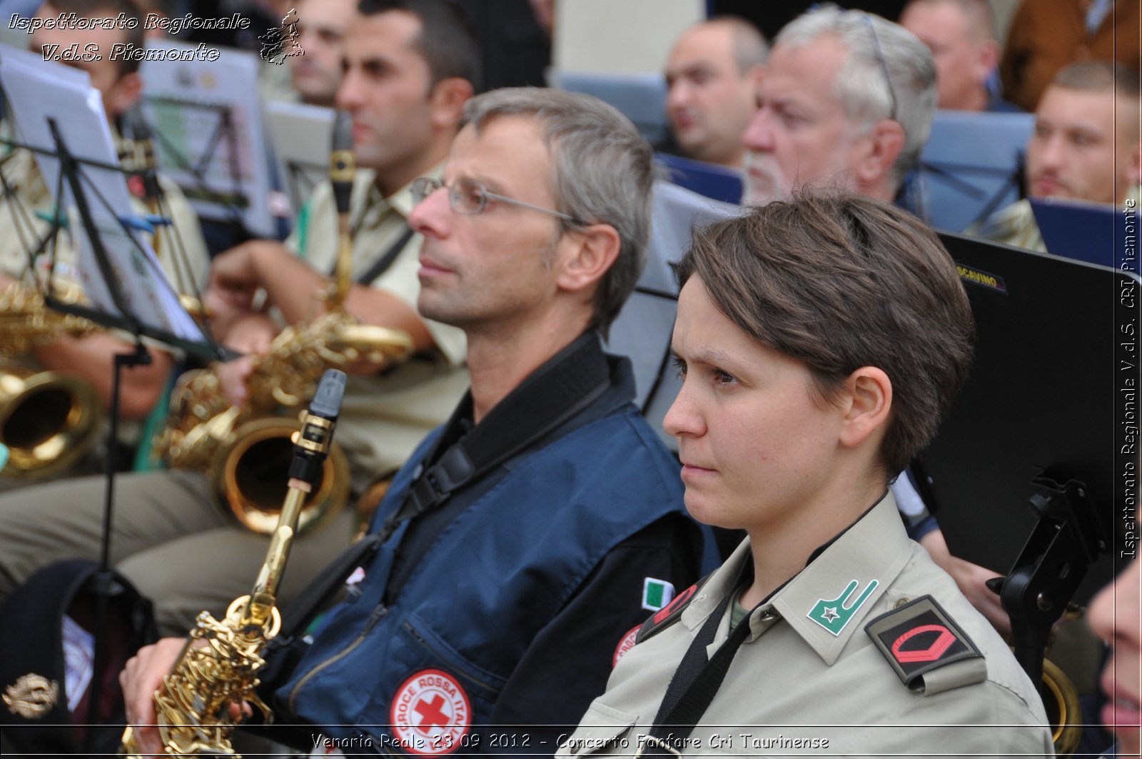 Venaria Reale 23 09 2012 - Concerto Fanfare Cri Taurinense - Croce Rossa Italiana - Ispettorato Regionale Volontari del Soccorso del Piemonte