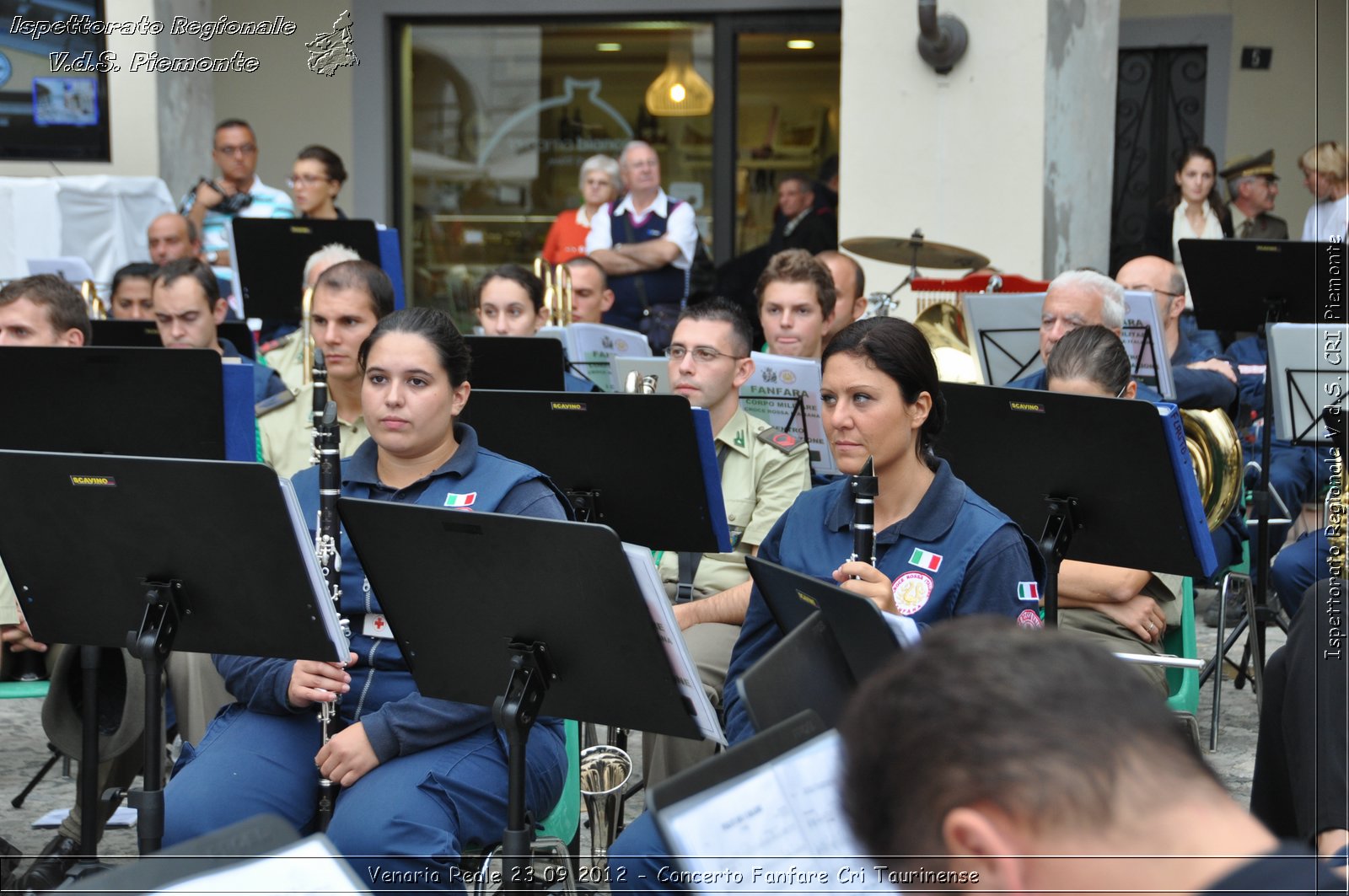 Venaria Reale 23 09 2012 - Concerto Fanfare Cri Taurinense - Croce Rossa Italiana - Ispettorato Regionale Volontari del Soccorso del Piemonte