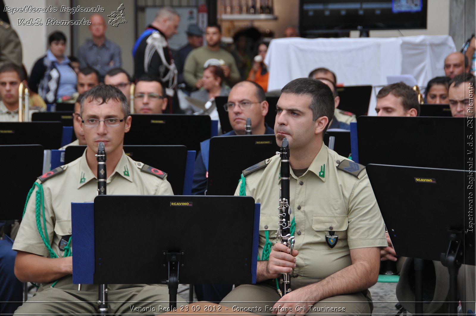 Venaria Reale 23 09 2012 - Concerto Fanfare Cri Taurinense - Croce Rossa Italiana - Ispettorato Regionale Volontari del Soccorso del Piemonte