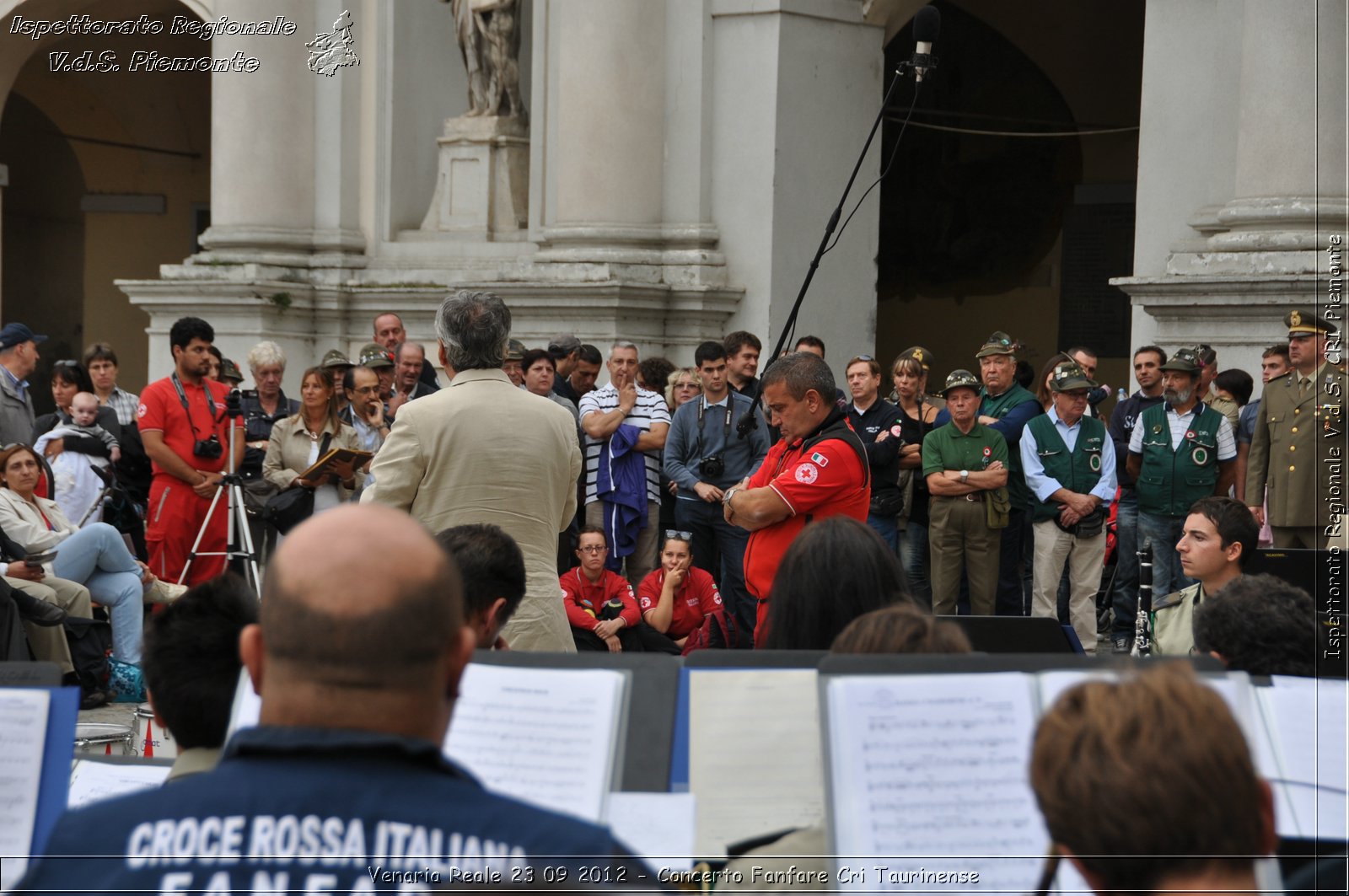 Venaria Reale 23 09 2012 - Concerto Fanfare Cri Taurinense - Croce Rossa Italiana - Ispettorato Regionale Volontari del Soccorso del Piemonte