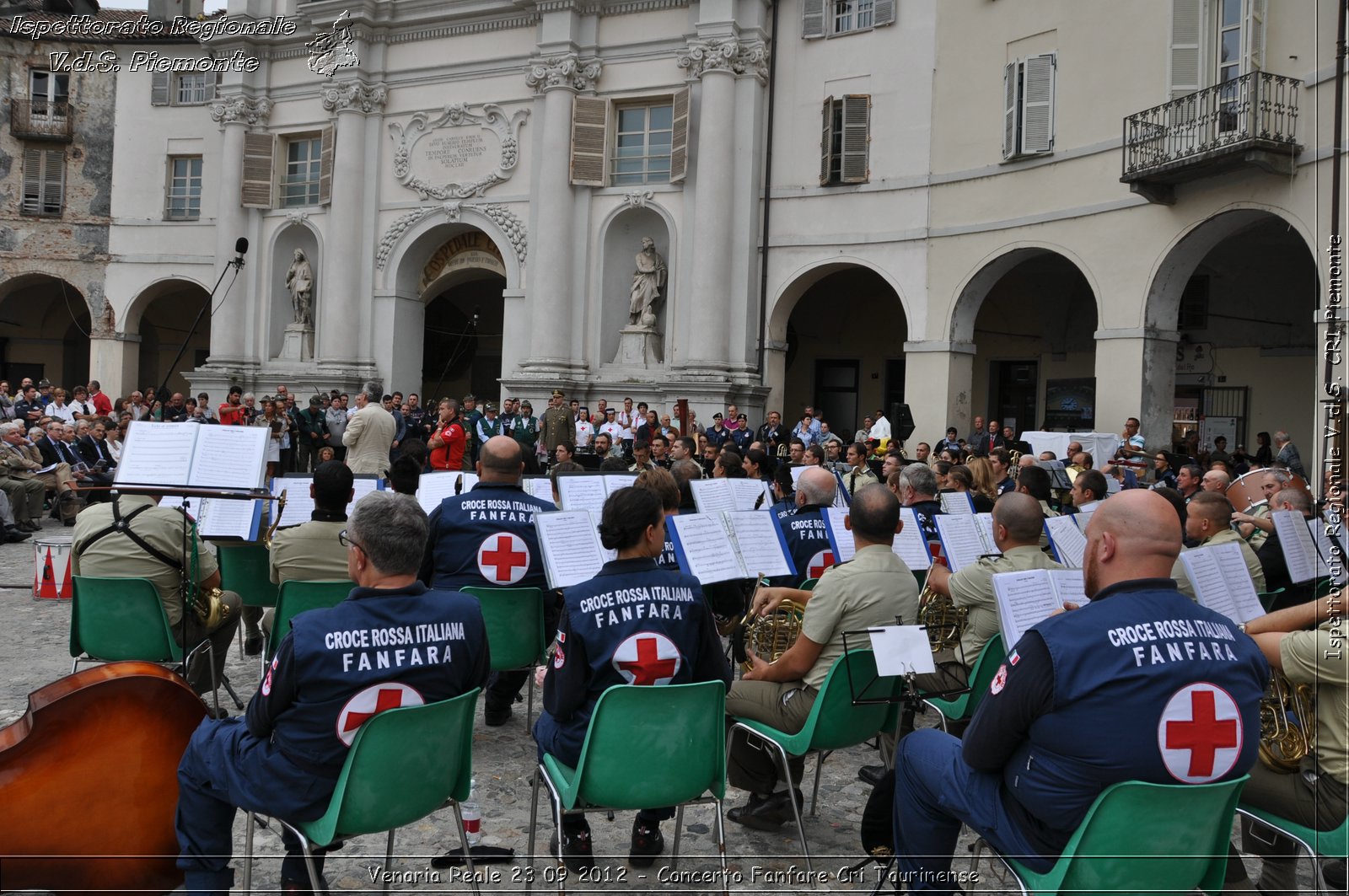 Venaria Reale 23 09 2012 - Concerto Fanfare Cri Taurinense - Croce Rossa Italiana - Ispettorato Regionale Volontari del Soccorso del Piemonte