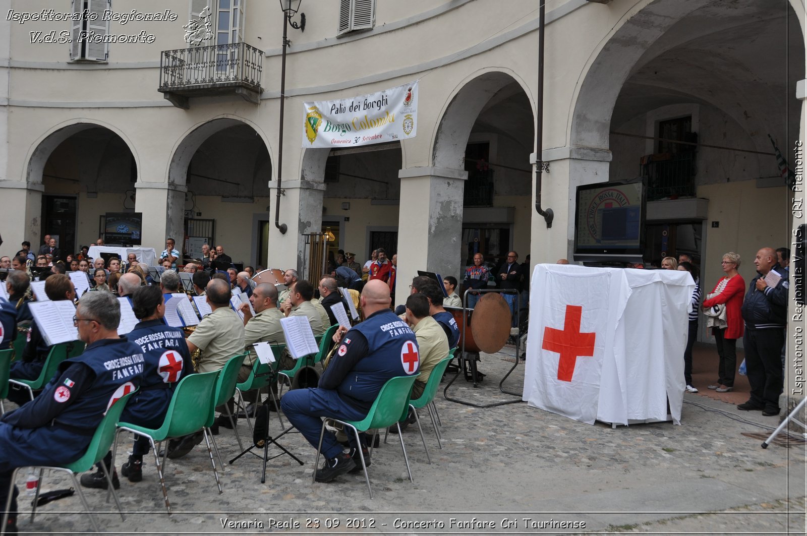 Venaria Reale 23 09 2012 - Concerto Fanfare Cri Taurinense - Croce Rossa Italiana - Ispettorato Regionale Volontari del Soccorso del Piemonte