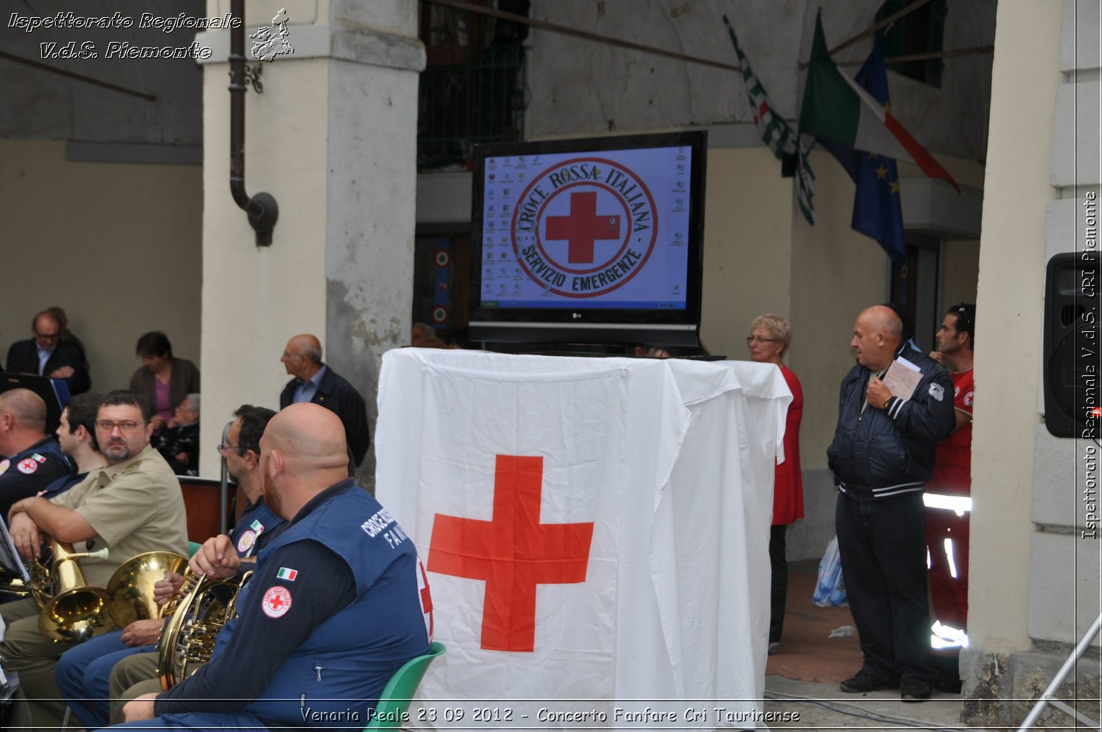 Venaria Reale 23 09 2012 - Concerto Fanfare Cri Taurinense - Croce Rossa Italiana - Ispettorato Regionale Volontari del Soccorso del Piemonte