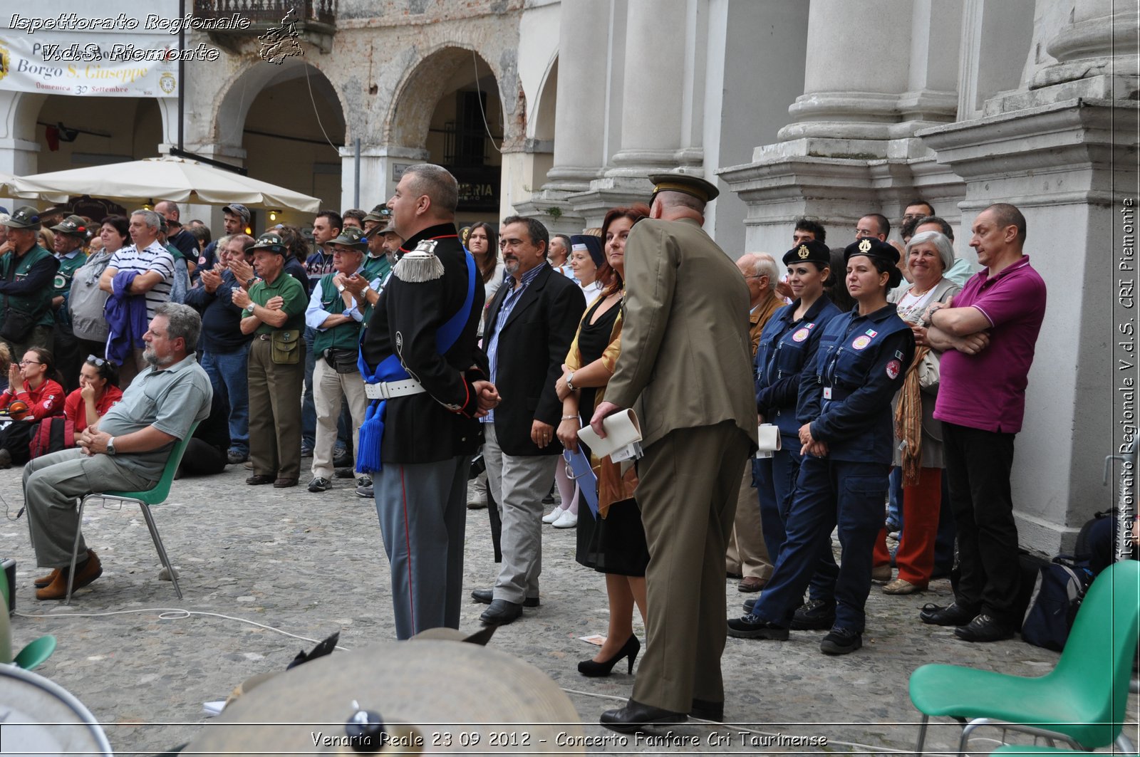 Venaria Reale 23 09 2012 - Concerto Fanfare Cri Taurinense - Croce Rossa Italiana - Ispettorato Regionale Volontari del Soccorso del Piemonte