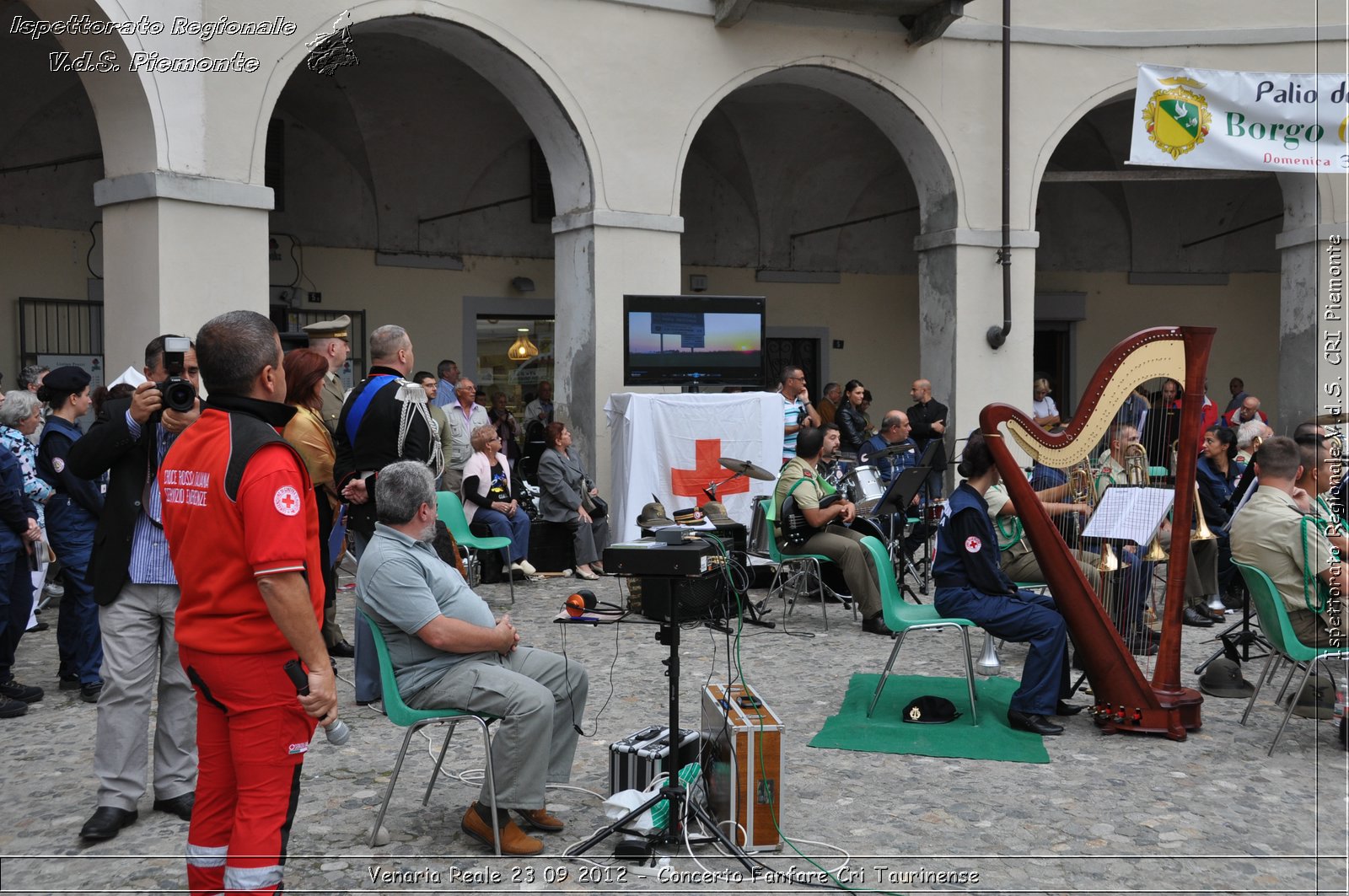 Venaria Reale 23 09 2012 - Concerto Fanfare Cri Taurinense - Croce Rossa Italiana - Ispettorato Regionale Volontari del Soccorso del Piemonte