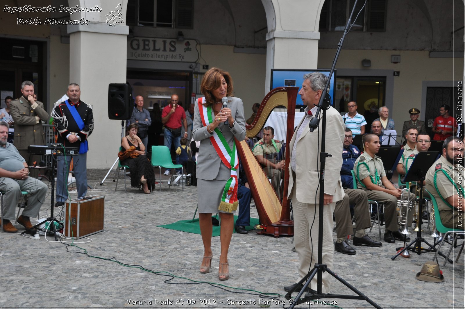 Venaria Reale 23 09 2012 - Concerto Fanfare Cri Taurinense - Croce Rossa Italiana - Ispettorato Regionale Volontari del Soccorso del Piemonte