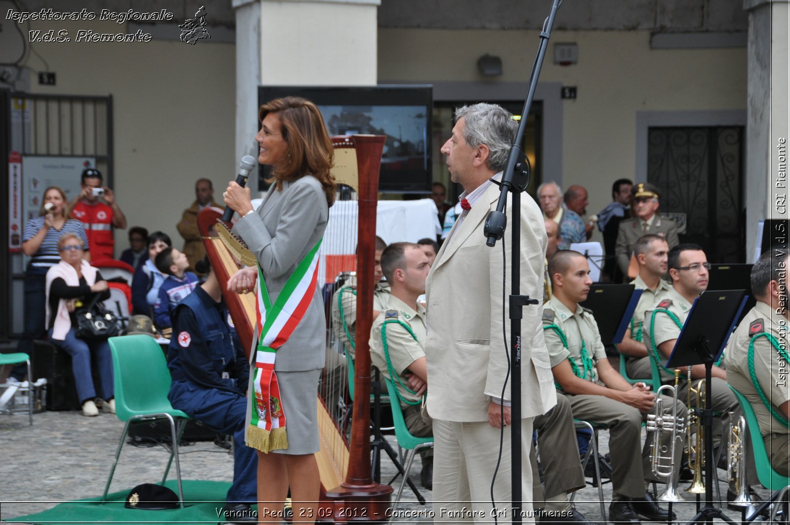 Venaria Reale 23 09 2012 - Concerto Fanfare Cri Taurinense - Croce Rossa Italiana - Ispettorato Regionale Volontari del Soccorso del Piemonte