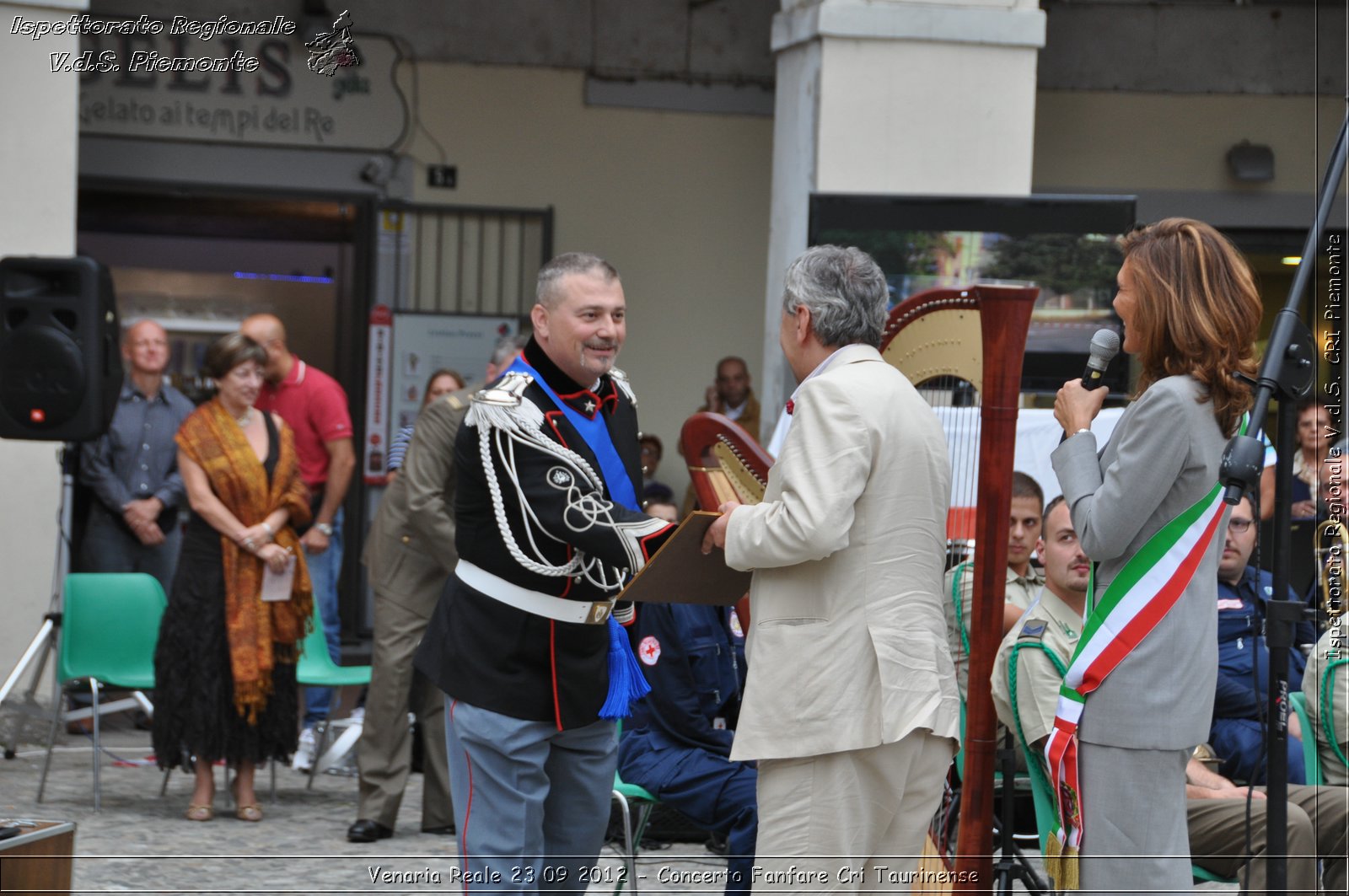 Venaria Reale 23 09 2012 - Concerto Fanfare Cri Taurinense - Croce Rossa Italiana - Ispettorato Regionale Volontari del Soccorso del Piemonte