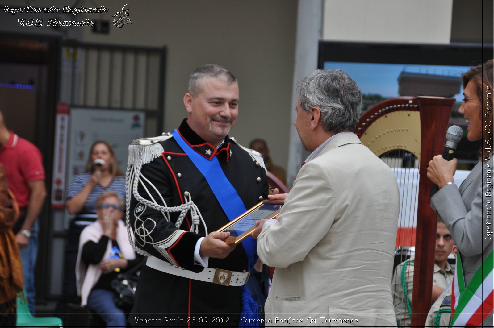 Venaria Reale 23 09 2012 - Concerto Fanfare Cri Taurinense - Croce Rossa Italiana - Ispettorato Regionale Volontari del Soccorso del Piemonte