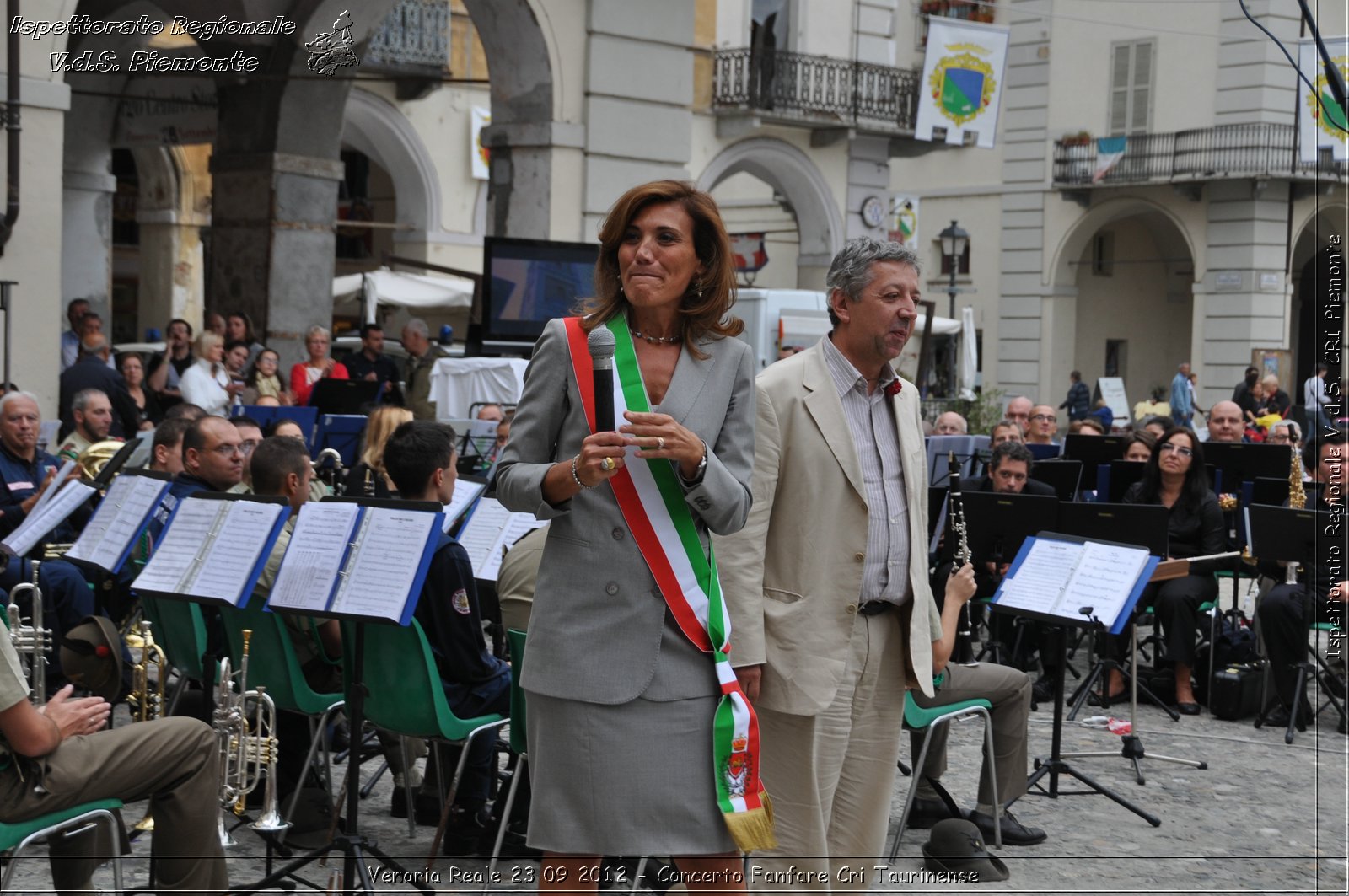 Venaria Reale 23 09 2012 - Concerto Fanfare Cri Taurinense - Croce Rossa Italiana - Ispettorato Regionale Volontari del Soccorso del Piemonte