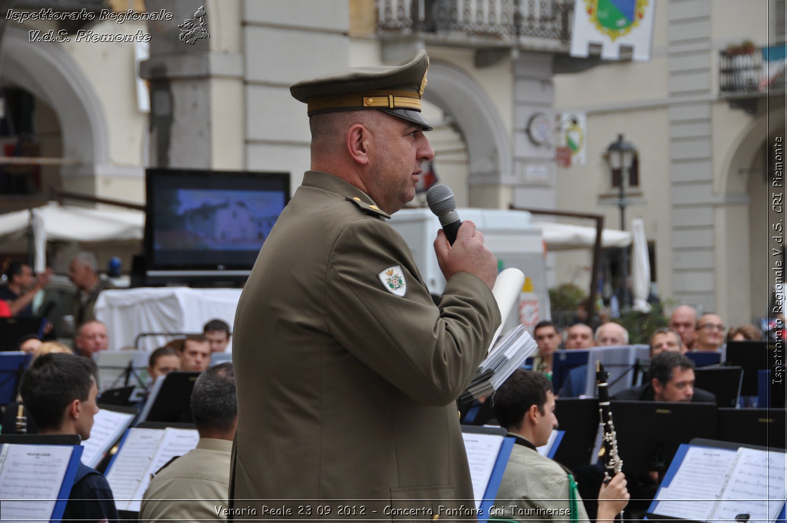 Venaria Reale 23 09 2012 - Concerto Fanfare Cri Taurinense - Croce Rossa Italiana - Ispettorato Regionale Volontari del Soccorso del Piemonte