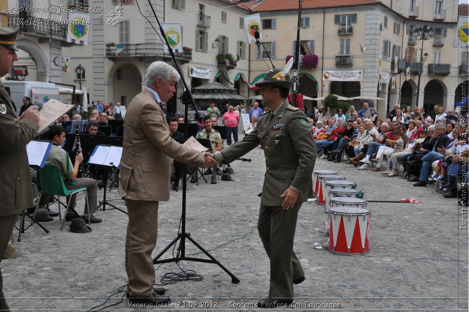 Venaria Reale 23 09 2012 - Concerto Fanfare Cri Taurinense - Croce Rossa Italiana - Ispettorato Regionale Volontari del Soccorso del Piemonte