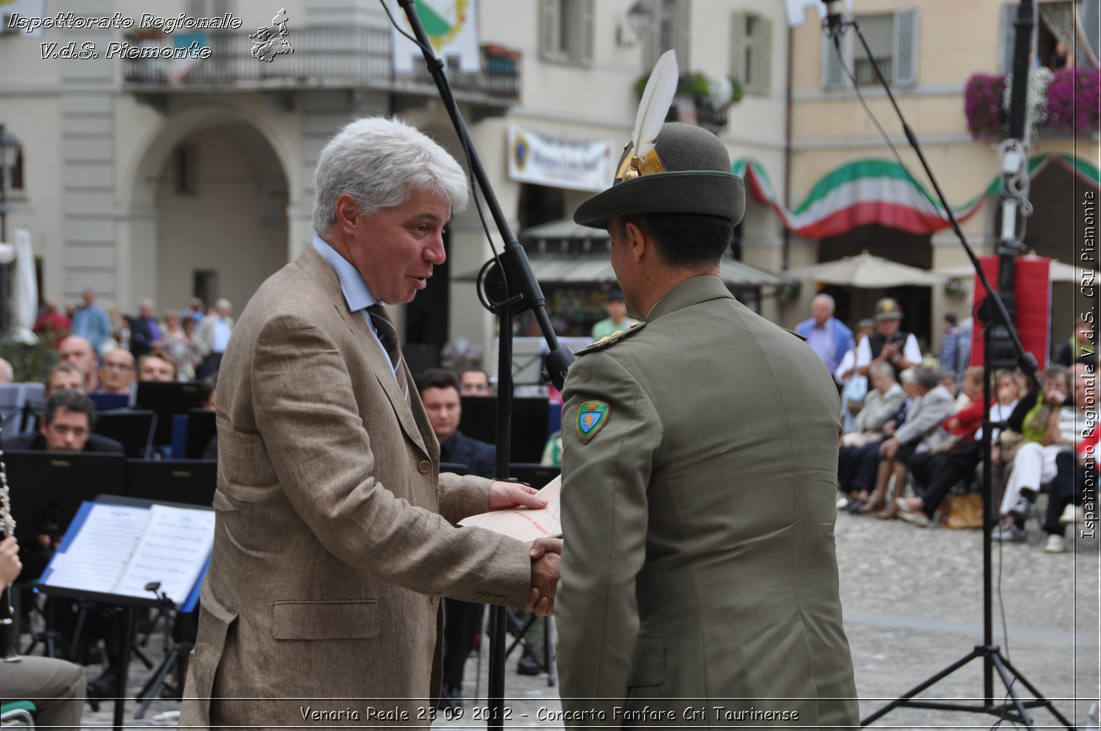 Venaria Reale 23 09 2012 - Concerto Fanfare Cri Taurinense - Croce Rossa Italiana - Ispettorato Regionale Volontari del Soccorso del Piemonte