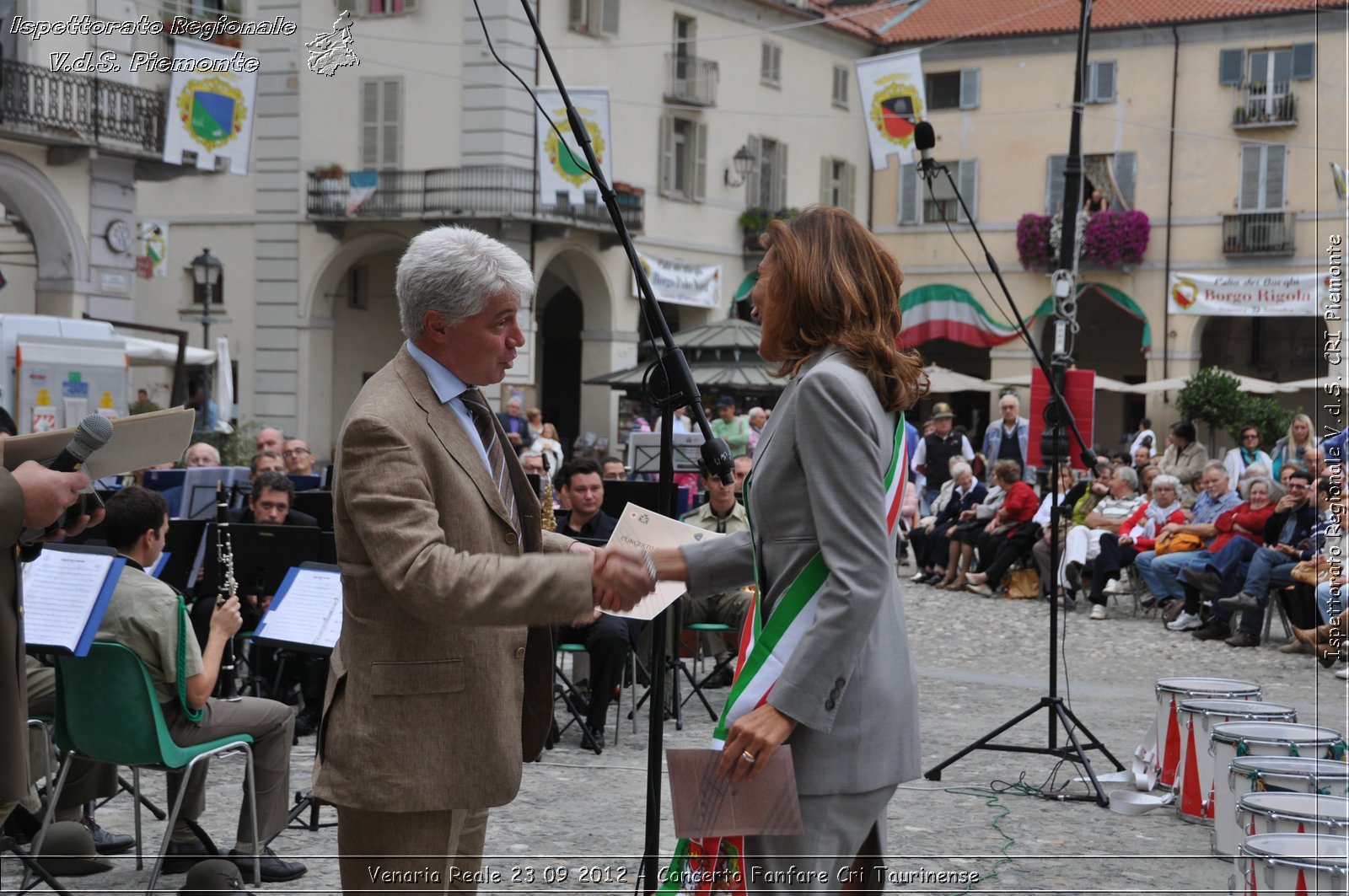 Venaria Reale 23 09 2012 - Concerto Fanfare Cri Taurinense - Croce Rossa Italiana - Ispettorato Regionale Volontari del Soccorso del Piemonte