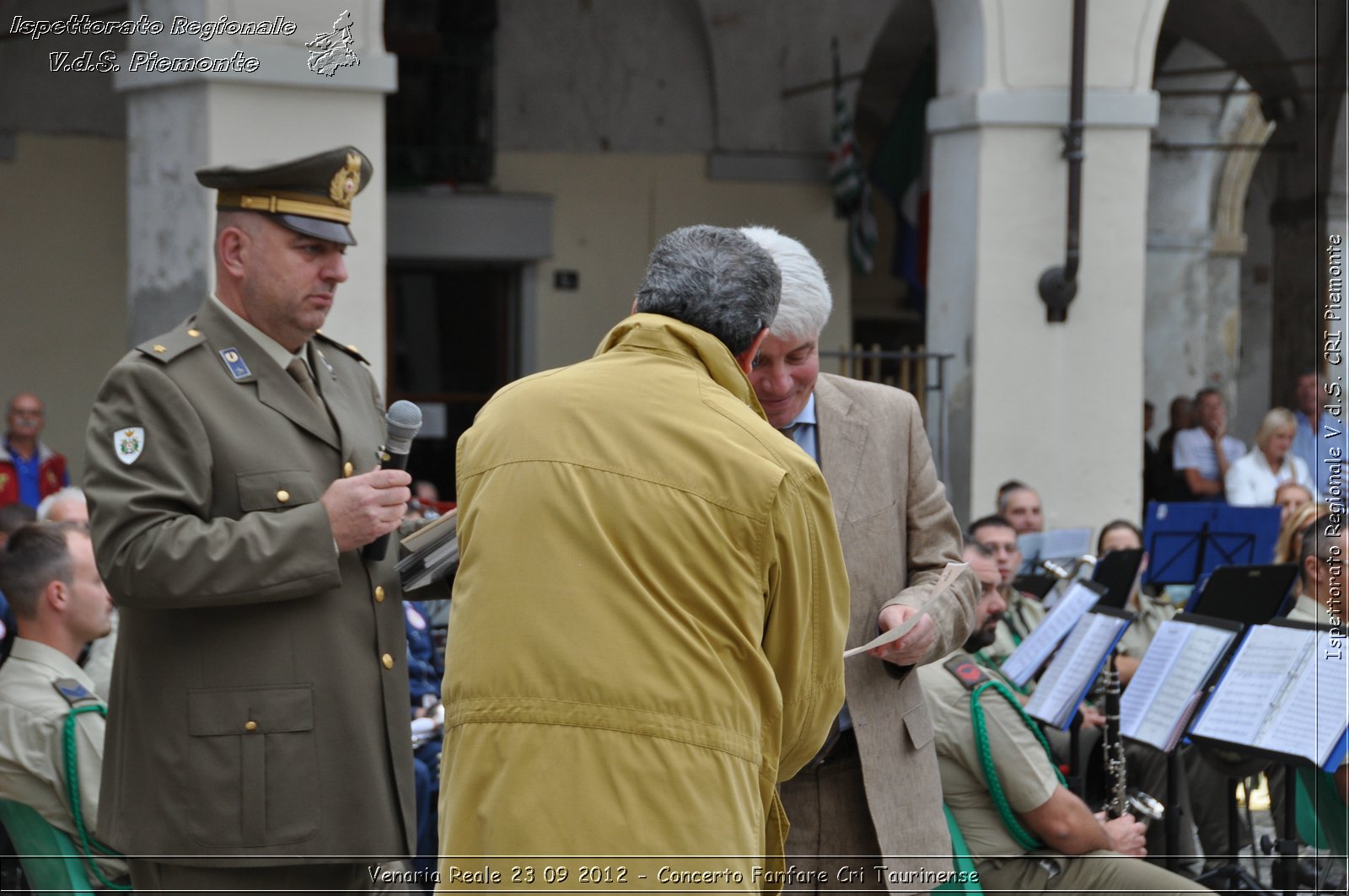 Venaria Reale 23 09 2012 - Concerto Fanfare Cri Taurinense - Croce Rossa Italiana - Ispettorato Regionale Volontari del Soccorso del Piemonte