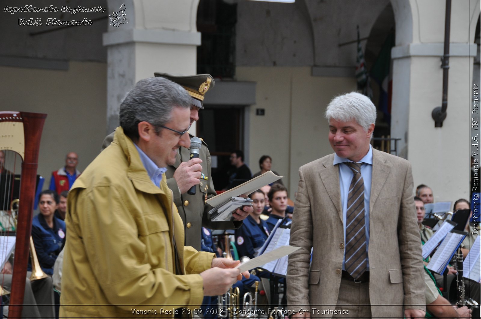 Venaria Reale 23 09 2012 - Concerto Fanfare Cri Taurinense - Croce Rossa Italiana - Ispettorato Regionale Volontari del Soccorso del Piemonte