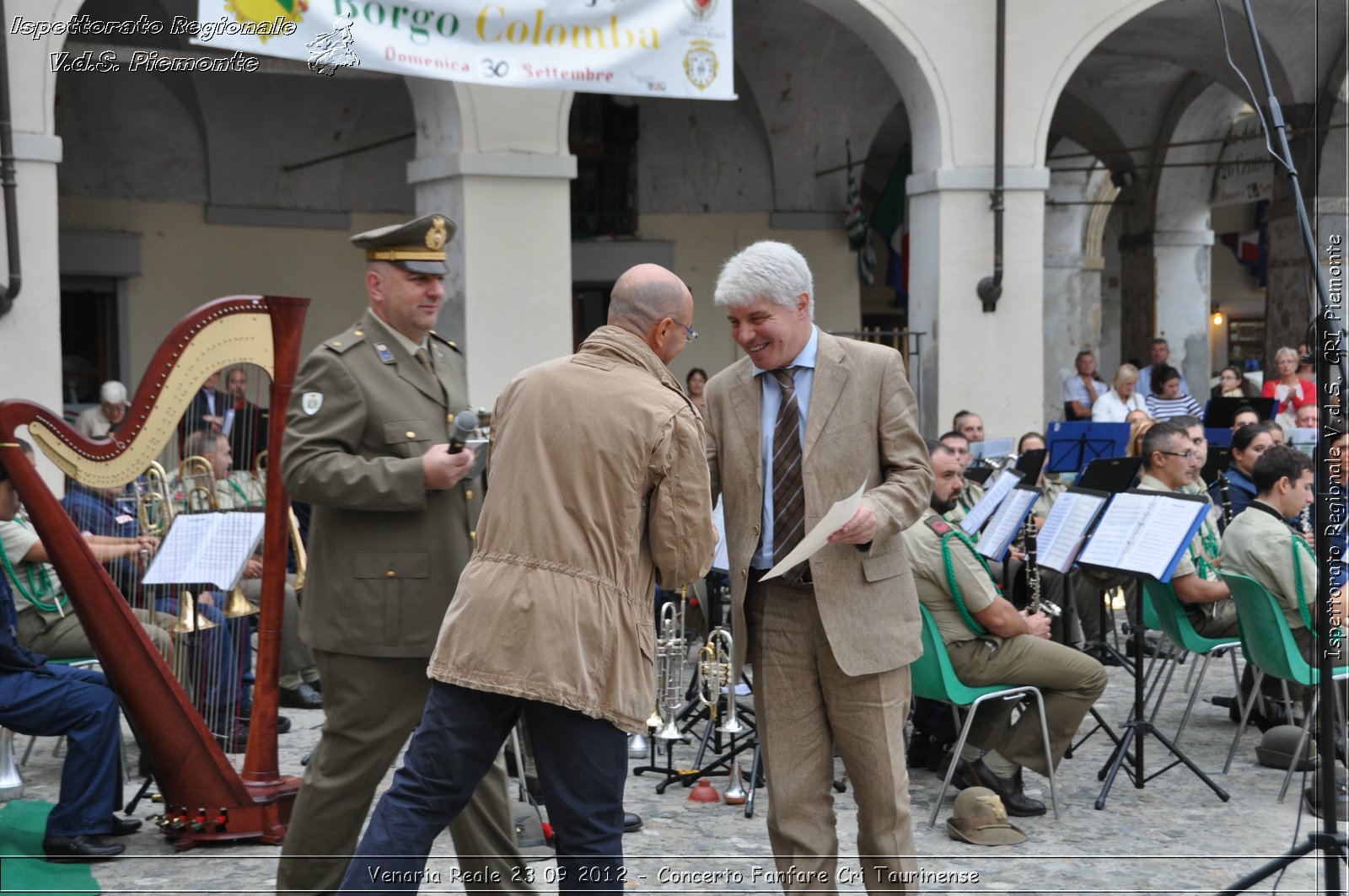 Venaria Reale 23 09 2012 - Concerto Fanfare Cri Taurinense - Croce Rossa Italiana - Ispettorato Regionale Volontari del Soccorso del Piemonte