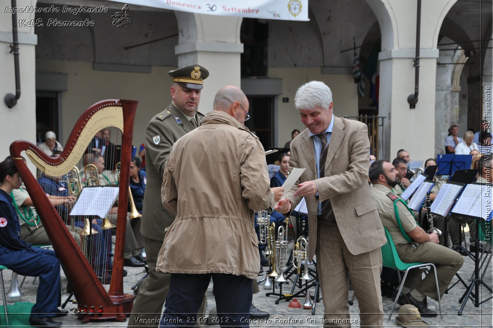 Venaria Reale 23 09 2012 - Concerto Fanfare Cri Taurinense - Croce Rossa Italiana - Ispettorato Regionale Volontari del Soccorso del Piemonte