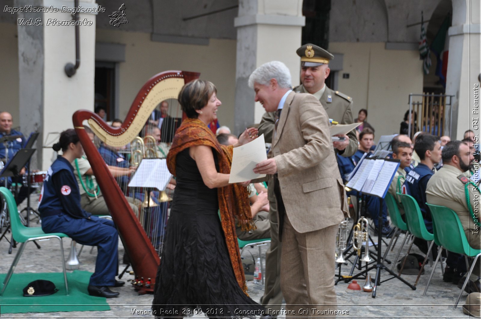 Venaria Reale 23 09 2012 - Concerto Fanfare Cri Taurinense - Croce Rossa Italiana - Ispettorato Regionale Volontari del Soccorso del Piemonte