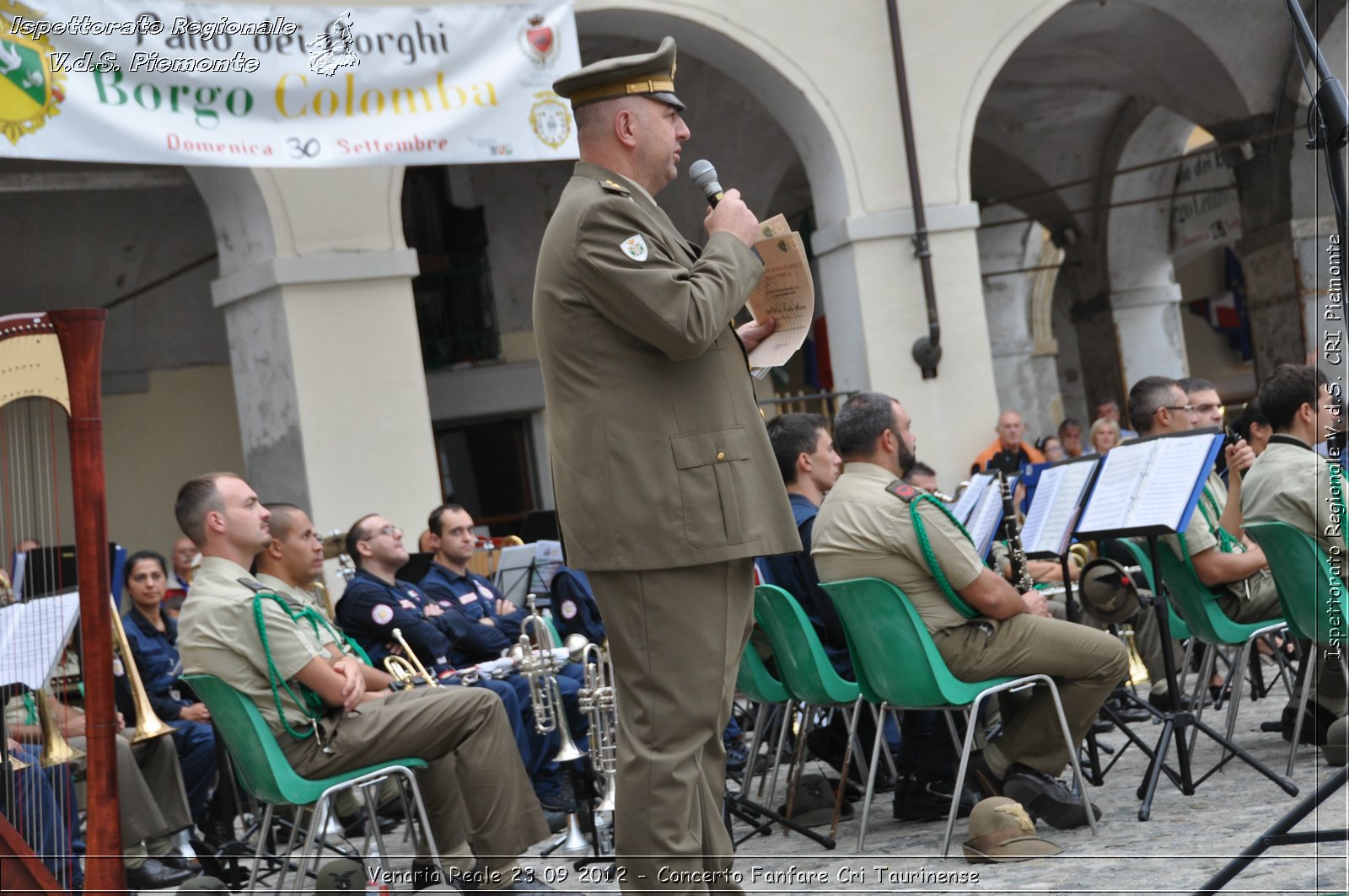 Venaria Reale 23 09 2012 - Concerto Fanfare Cri Taurinense - Croce Rossa Italiana - Ispettorato Regionale Volontari del Soccorso del Piemonte