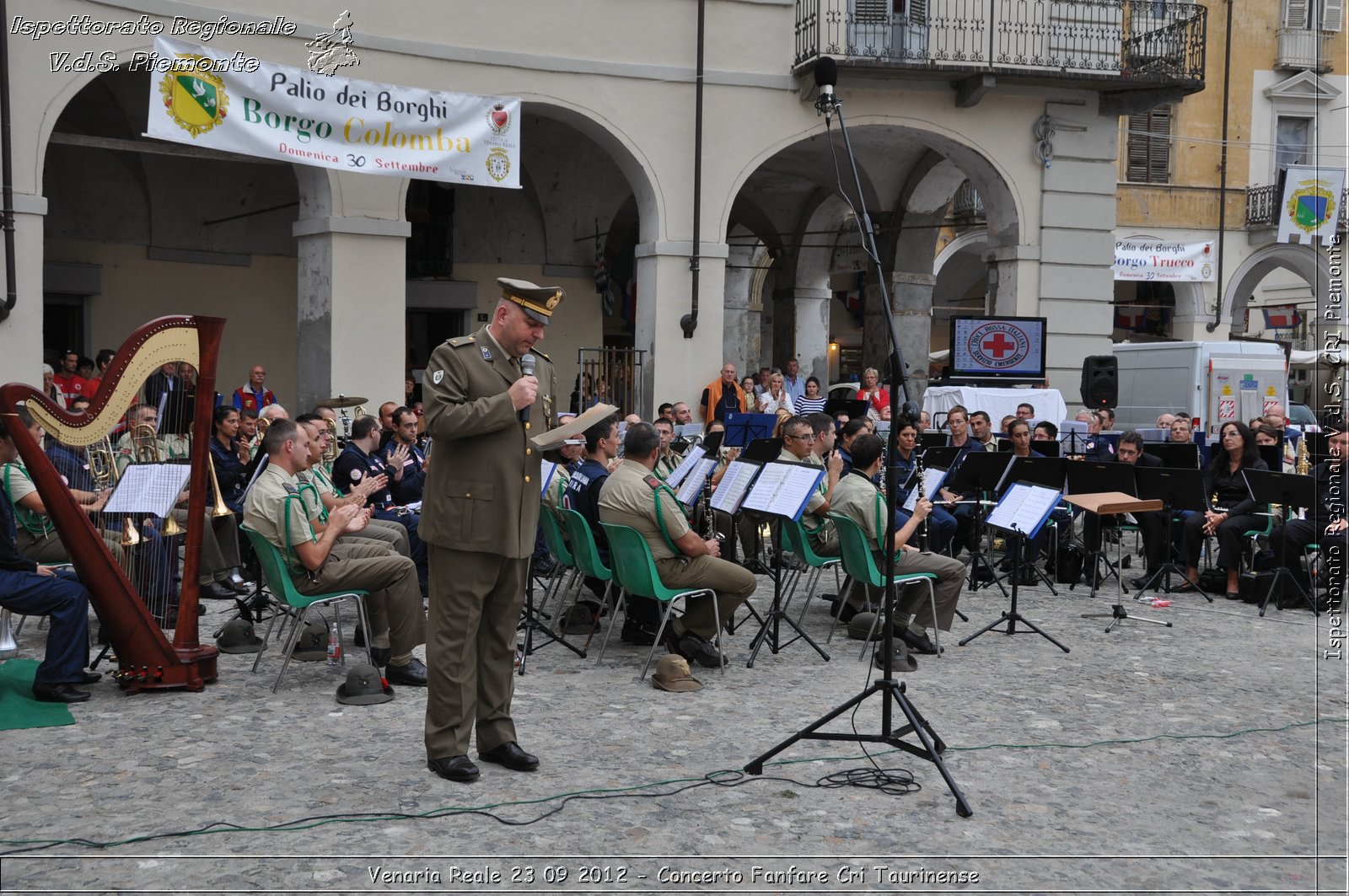 Venaria Reale 23 09 2012 - Concerto Fanfare Cri Taurinense - Croce Rossa Italiana - Ispettorato Regionale Volontari del Soccorso del Piemonte