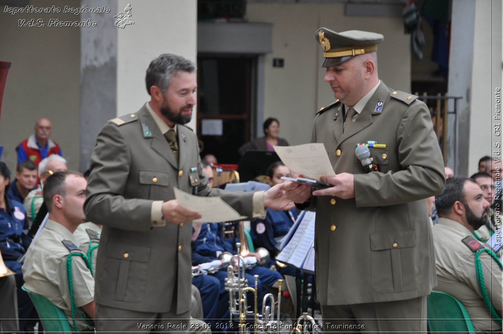 Venaria Reale 23 09 2012 - Concerto Fanfare Cri Taurinense - Croce Rossa Italiana - Ispettorato Regionale Volontari del Soccorso del Piemonte