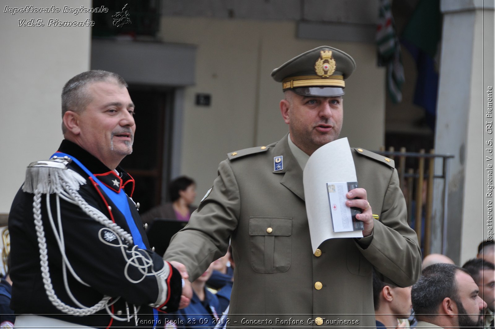 Venaria Reale 23 09 2012 - Concerto Fanfare Cri Taurinense - Croce Rossa Italiana - Ispettorato Regionale Volontari del Soccorso del Piemonte