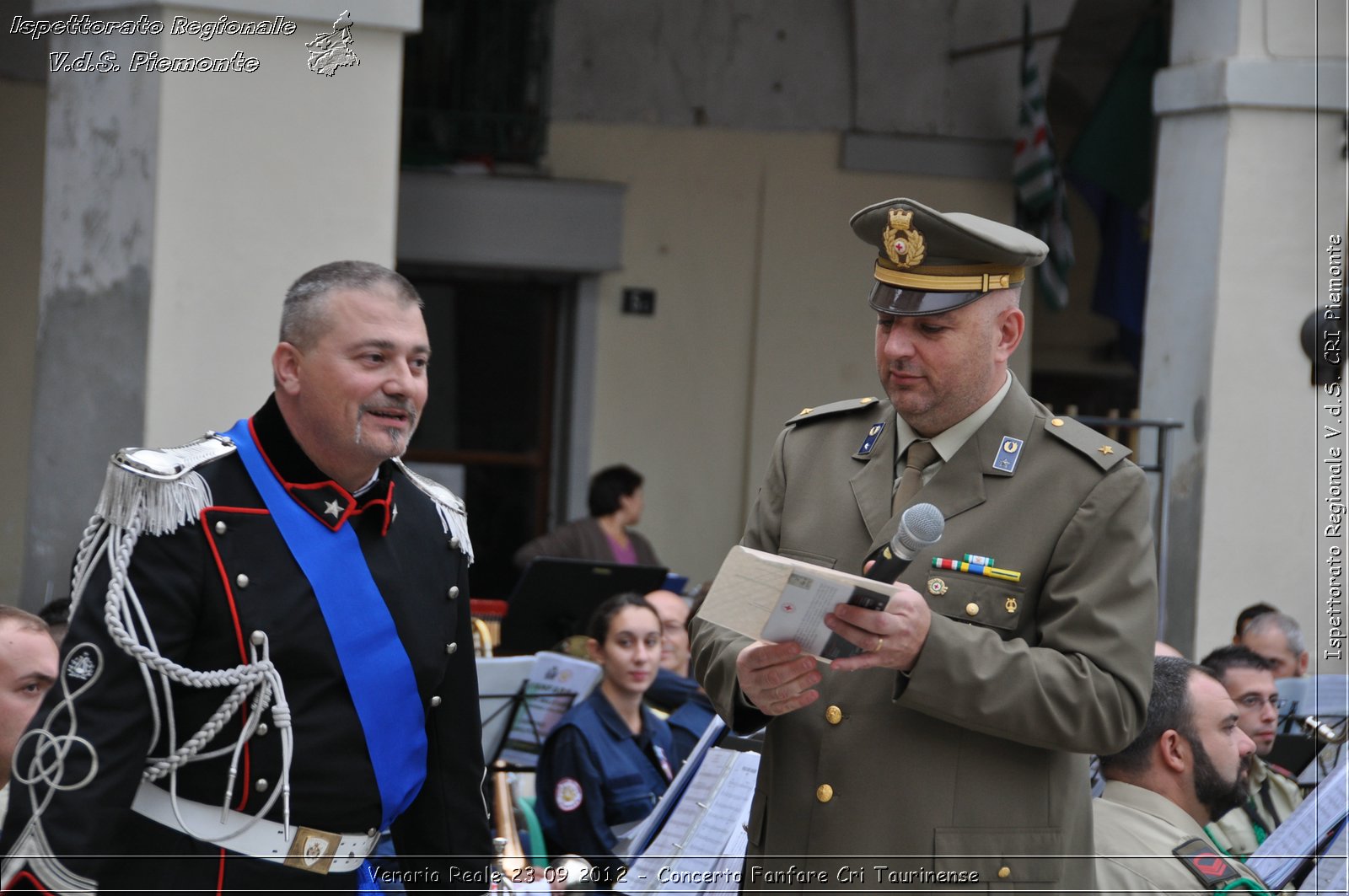 Venaria Reale 23 09 2012 - Concerto Fanfare Cri Taurinense - Croce Rossa Italiana - Ispettorato Regionale Volontari del Soccorso del Piemonte