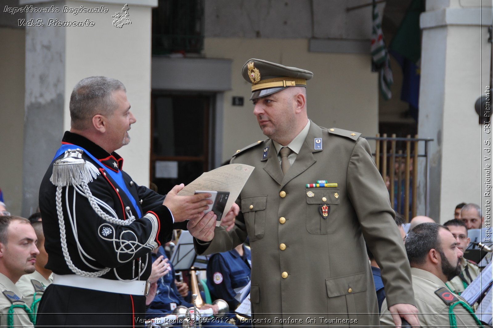 Venaria Reale 23 09 2012 - Concerto Fanfare Cri Taurinense - Croce Rossa Italiana - Ispettorato Regionale Volontari del Soccorso del Piemonte