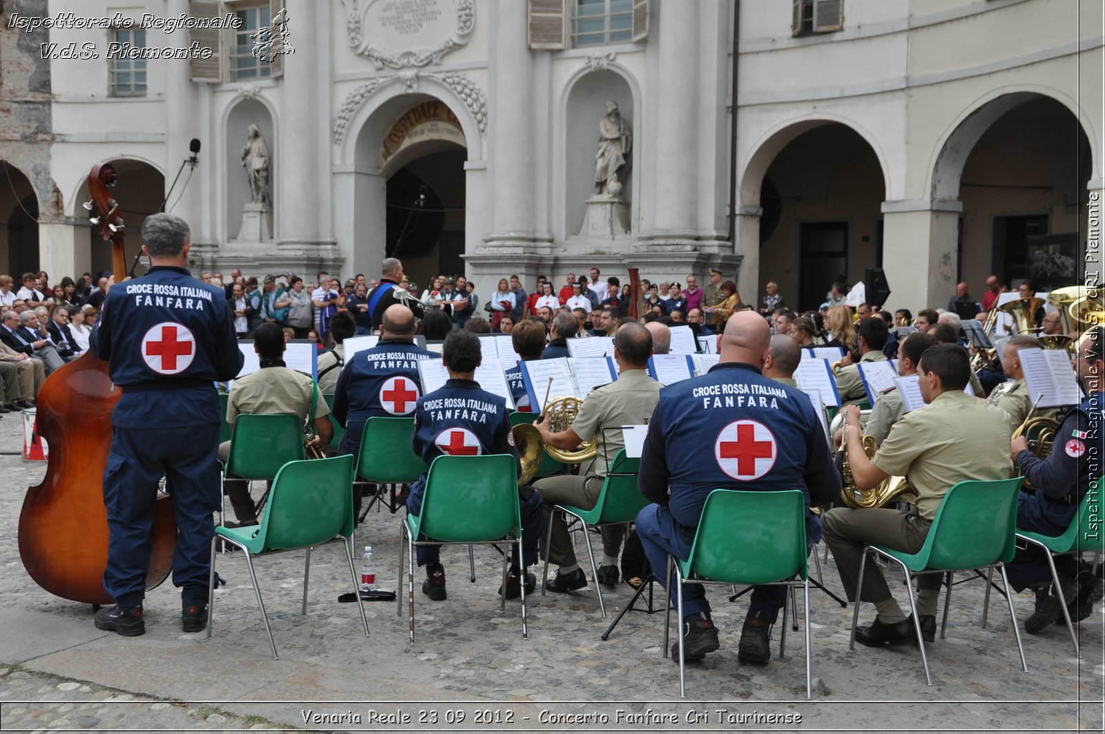 Venaria Reale 23 09 2012 - Concerto Fanfare Cri Taurinense - Croce Rossa Italiana - Ispettorato Regionale Volontari del Soccorso del Piemonte