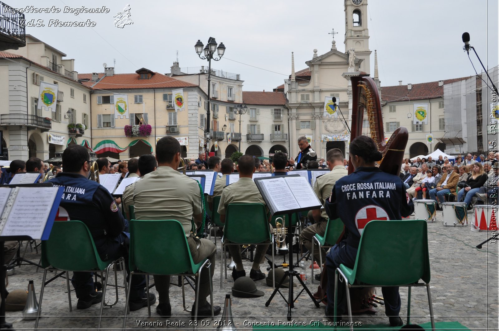 Venaria Reale 23 09 2012 - Concerto Fanfare Cri Taurinense - Croce Rossa Italiana - Ispettorato Regionale Volontari del Soccorso del Piemonte