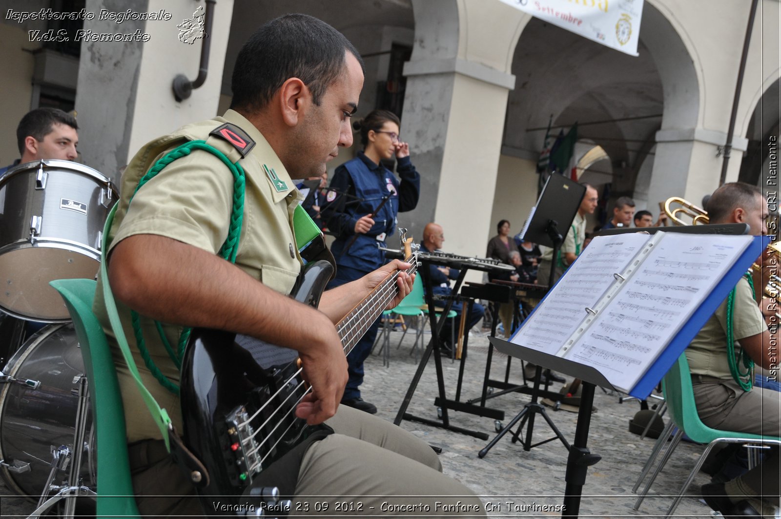 Venaria Reale 23 09 2012 - Concerto Fanfare Cri Taurinense - Croce Rossa Italiana - Ispettorato Regionale Volontari del Soccorso del Piemonte