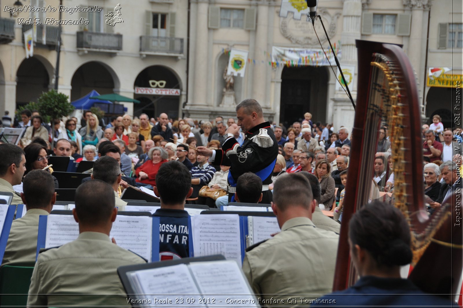 Venaria Reale 23 09 2012 - Concerto Fanfare Cri Taurinense - Croce Rossa Italiana - Ispettorato Regionale Volontari del Soccorso del Piemonte