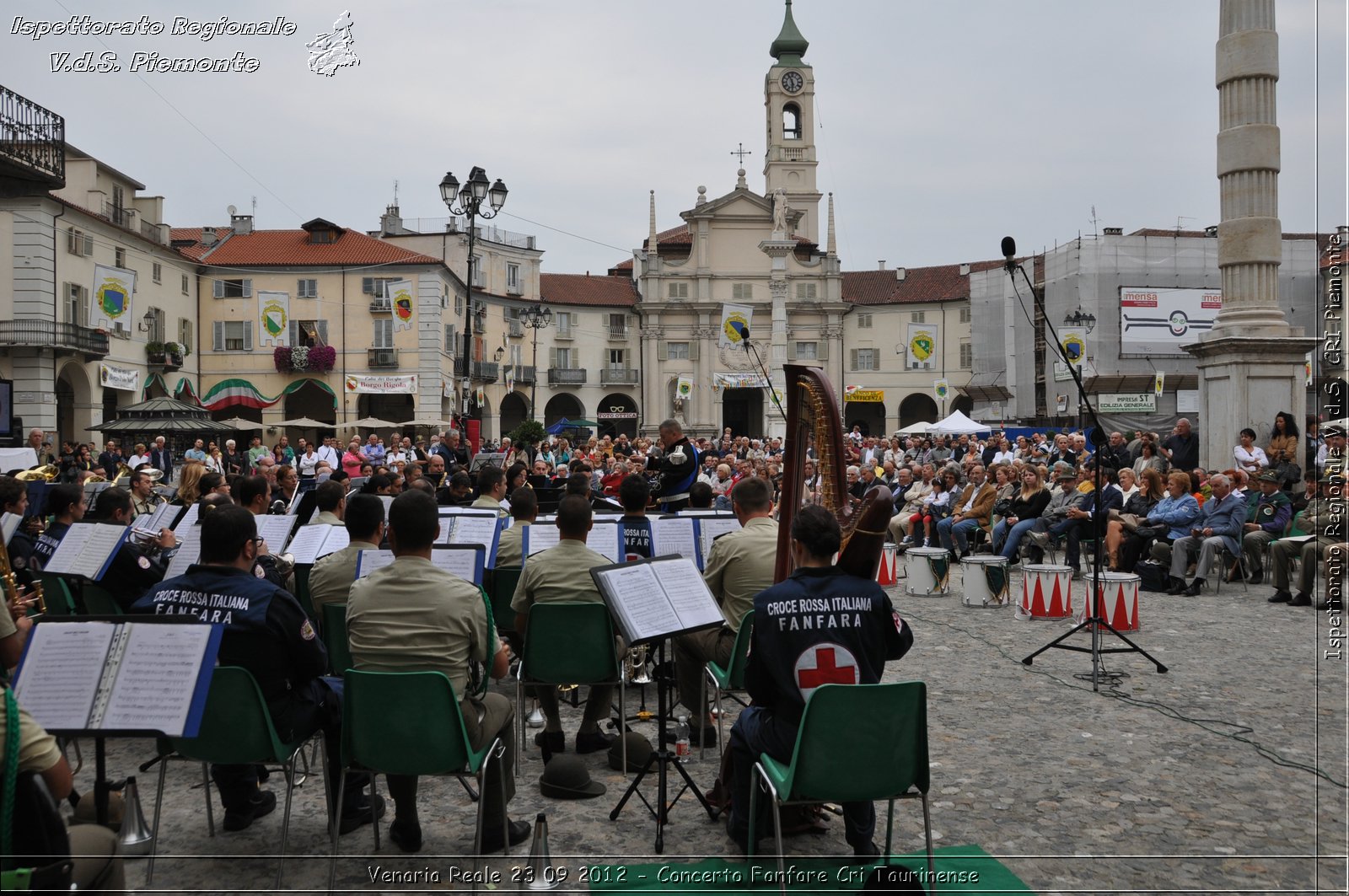 Venaria Reale 23 09 2012 - Concerto Fanfare Cri Taurinense - Croce Rossa Italiana - Ispettorato Regionale Volontari del Soccorso del Piemonte