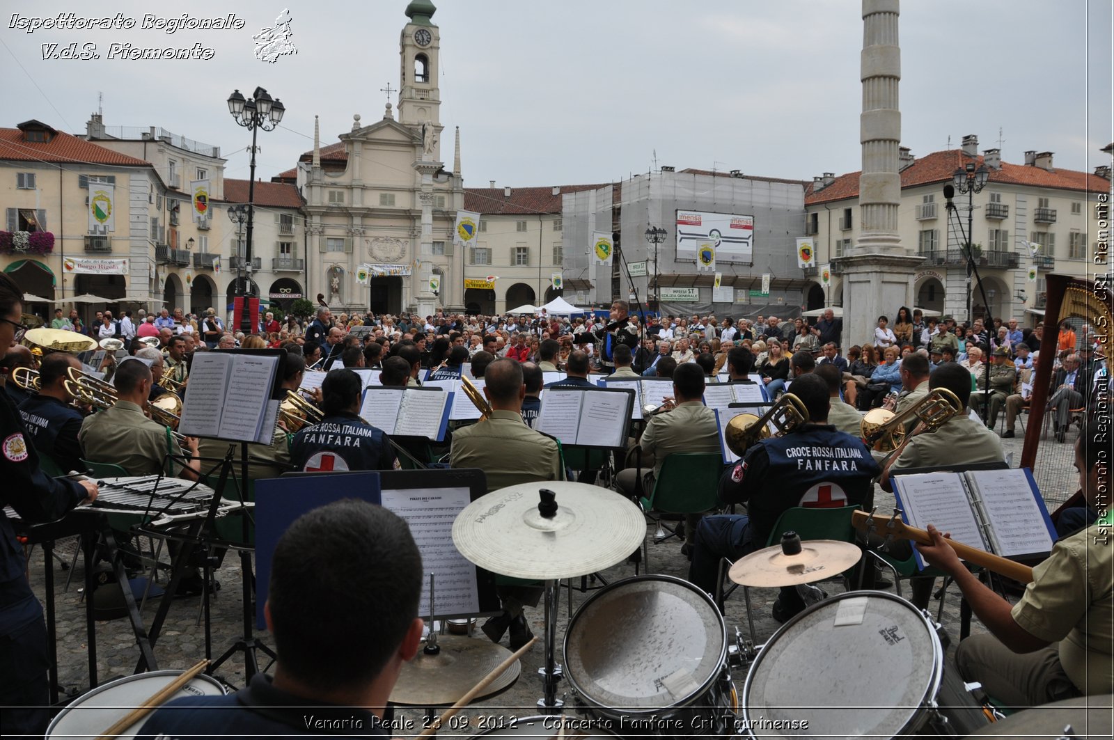 Venaria Reale 23 09 2012 - Concerto Fanfare Cri Taurinense - Croce Rossa Italiana - Ispettorato Regionale Volontari del Soccorso del Piemonte