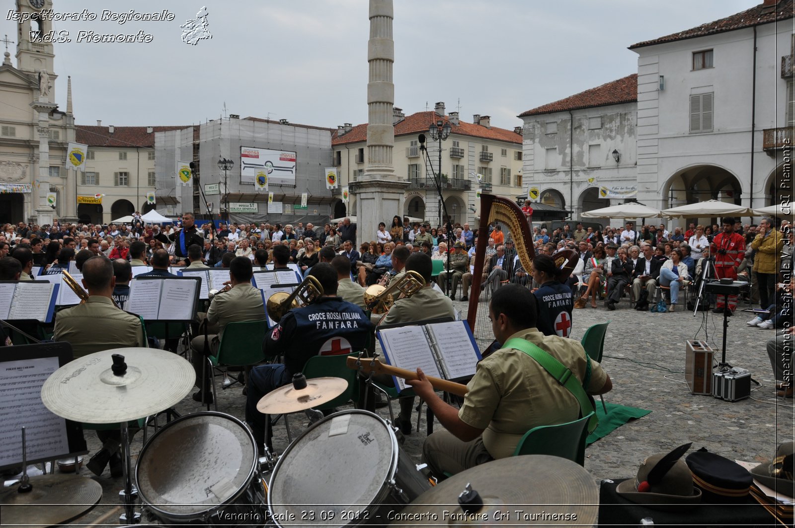 Venaria Reale 23 09 2012 - Concerto Fanfare Cri Taurinense - Croce Rossa Italiana - Ispettorato Regionale Volontari del Soccorso del Piemonte