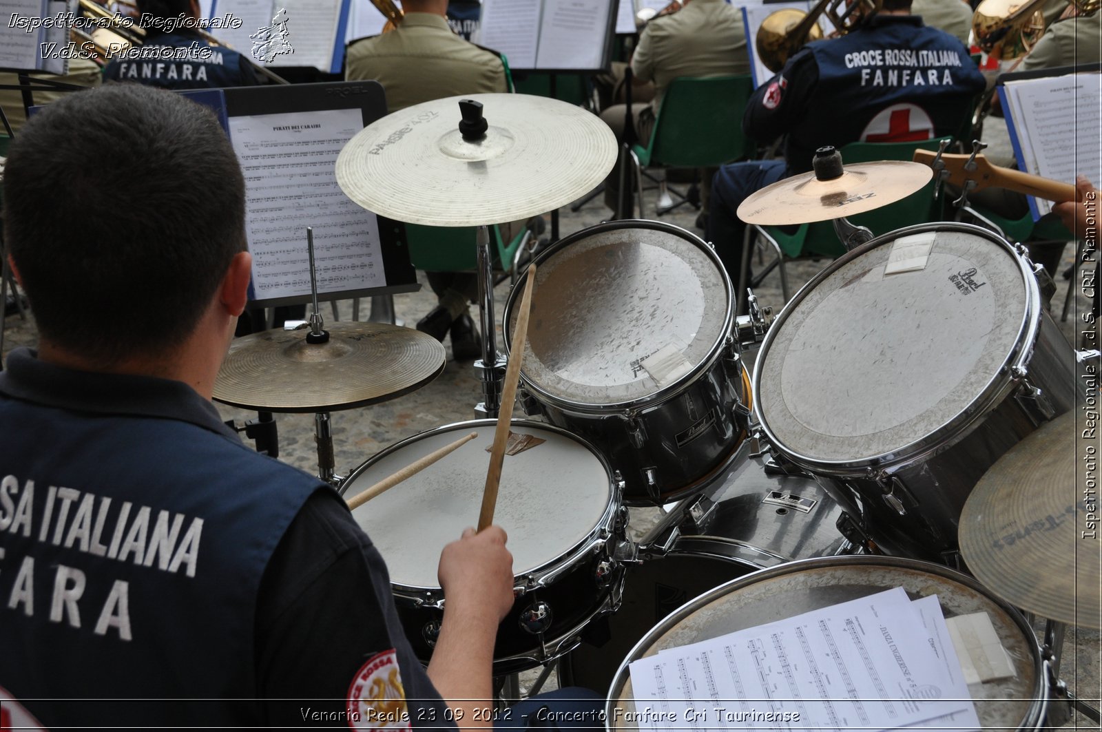 Venaria Reale 23 09 2012 - Concerto Fanfare Cri Taurinense - Croce Rossa Italiana - Ispettorato Regionale Volontari del Soccorso del Piemonte