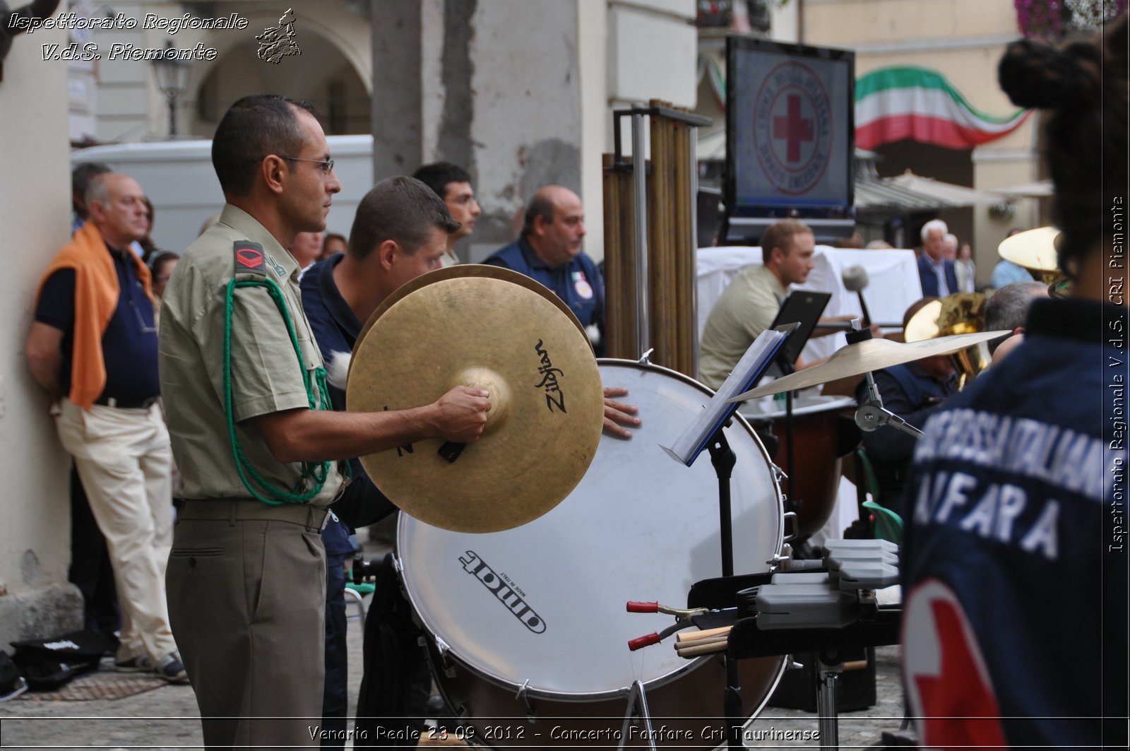 Venaria Reale 23 09 2012 - Concerto Fanfare Cri Taurinense - Croce Rossa Italiana - Ispettorato Regionale Volontari del Soccorso del Piemonte