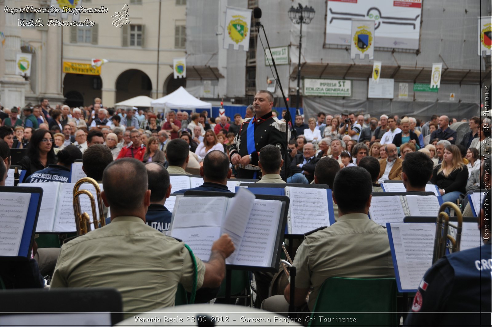 Venaria Reale 23 09 2012 - Concerto Fanfare Cri Taurinense - Croce Rossa Italiana - Ispettorato Regionale Volontari del Soccorso del Piemonte