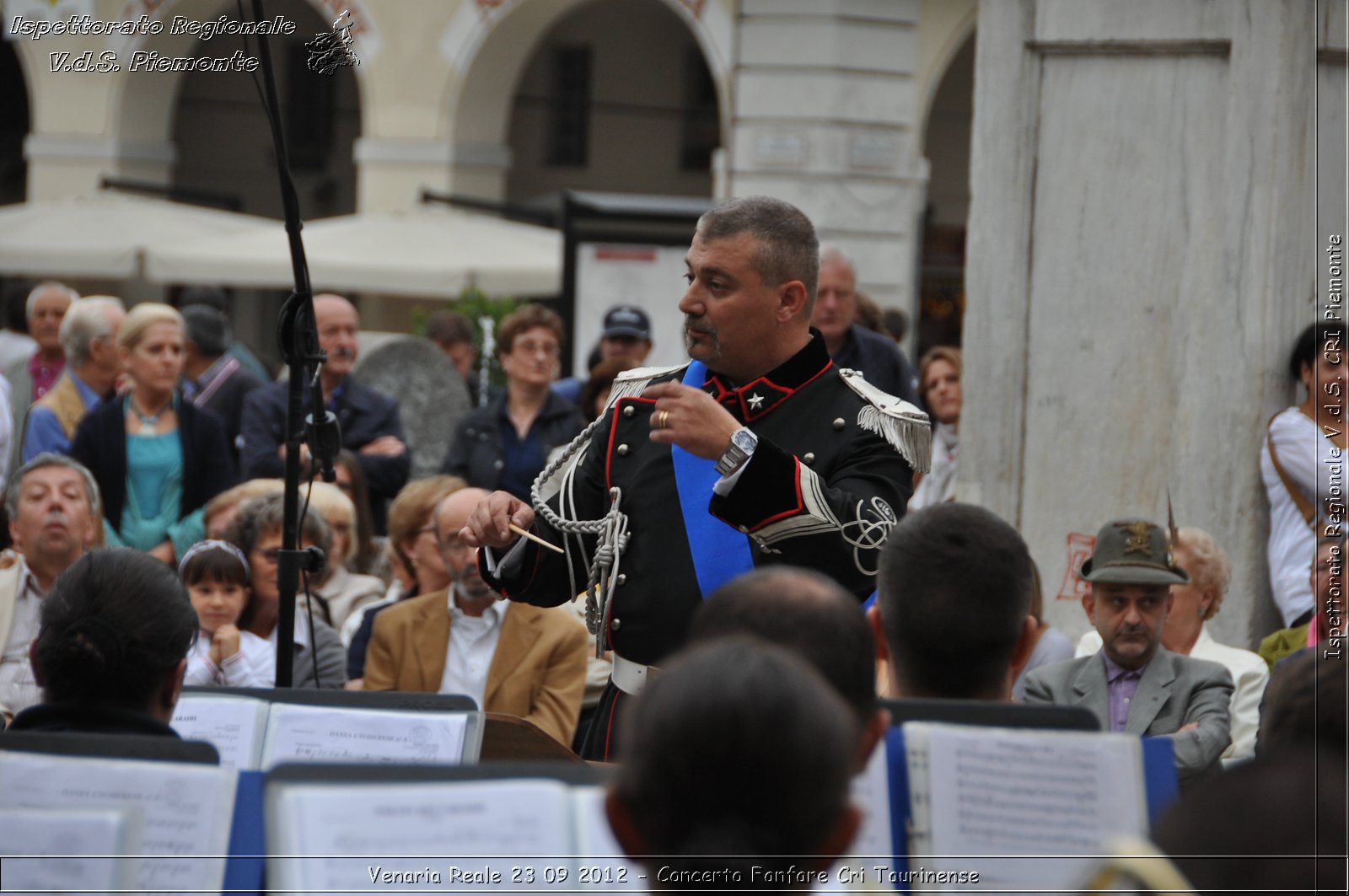 Venaria Reale 23 09 2012 - Concerto Fanfare Cri Taurinense - Croce Rossa Italiana - Ispettorato Regionale Volontari del Soccorso del Piemonte