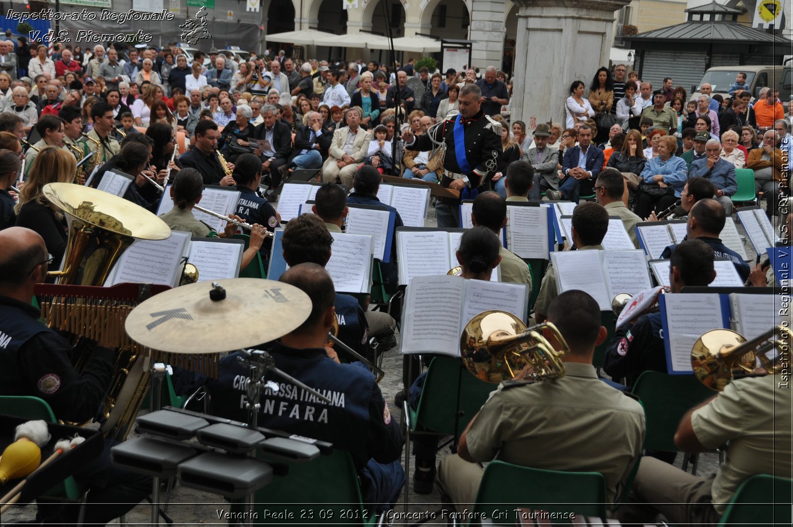 Venaria Reale 23 09 2012 - Concerto Fanfare Cri Taurinense - Croce Rossa Italiana - Ispettorato Regionale Volontari del Soccorso del Piemonte