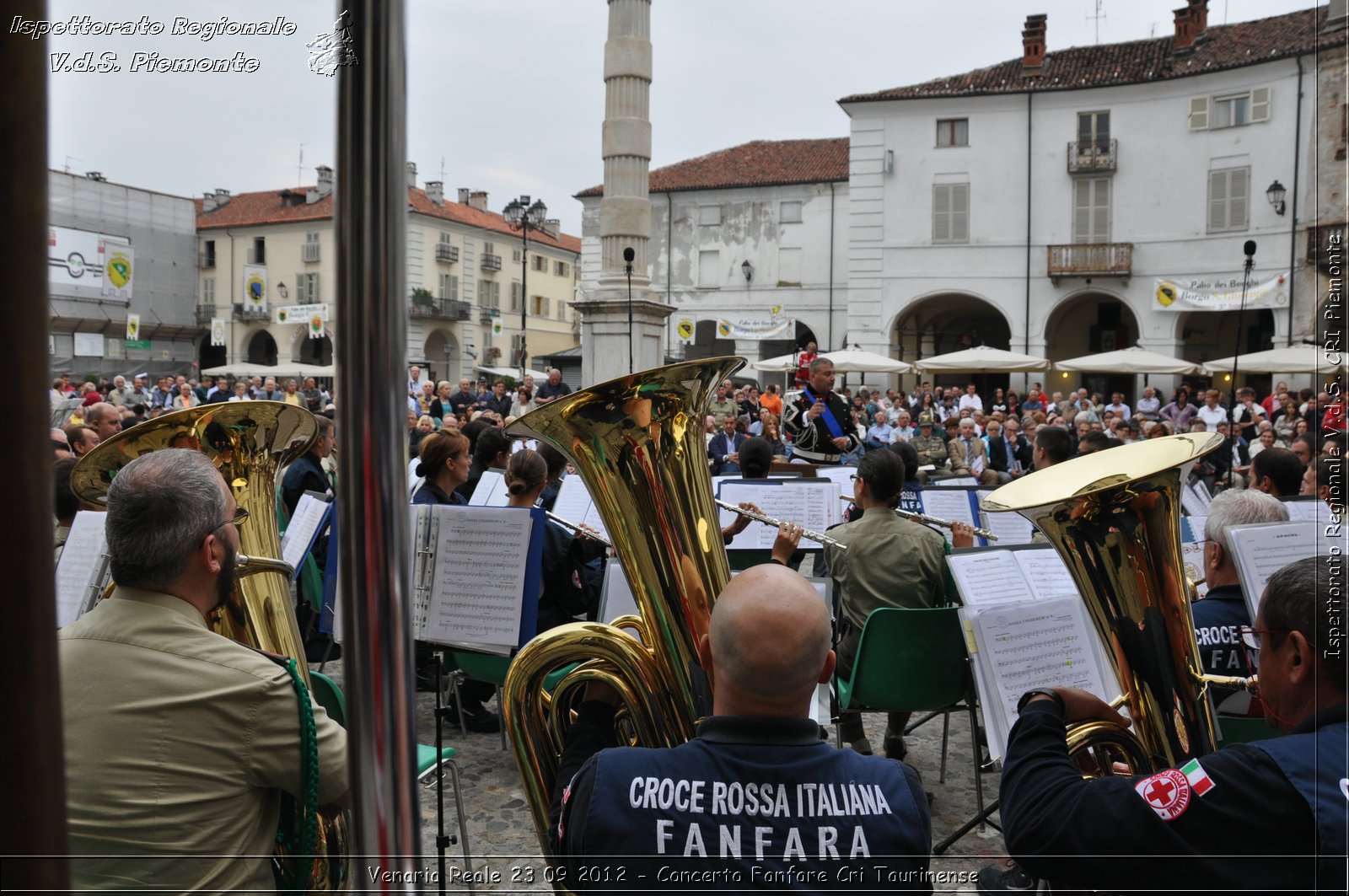 Venaria Reale 23 09 2012 - Concerto Fanfare Cri Taurinense - Croce Rossa Italiana - Ispettorato Regionale Volontari del Soccorso del Piemonte