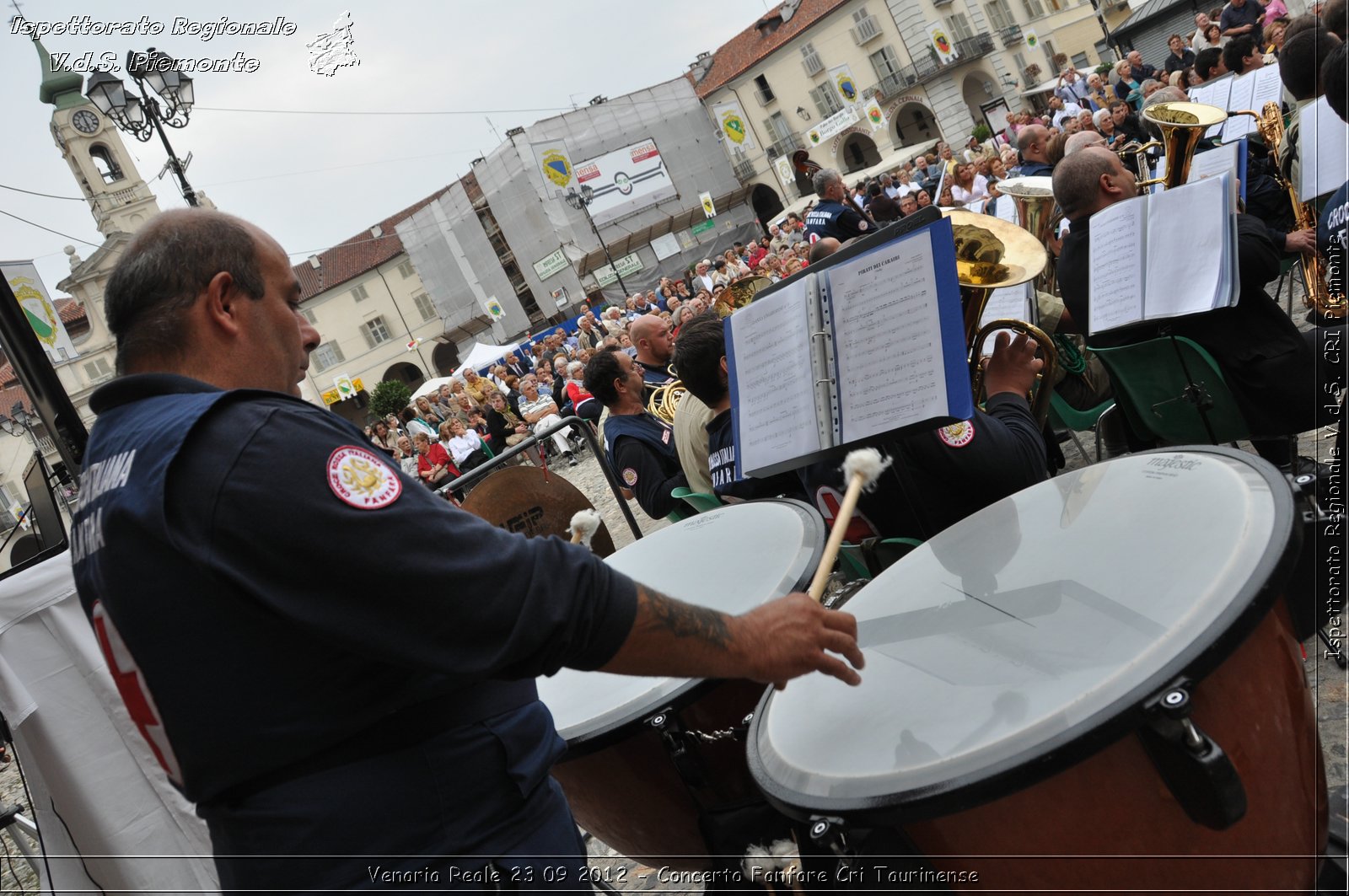 Venaria Reale 23 09 2012 - Concerto Fanfare Cri Taurinense - Croce Rossa Italiana - Ispettorato Regionale Volontari del Soccorso del Piemonte