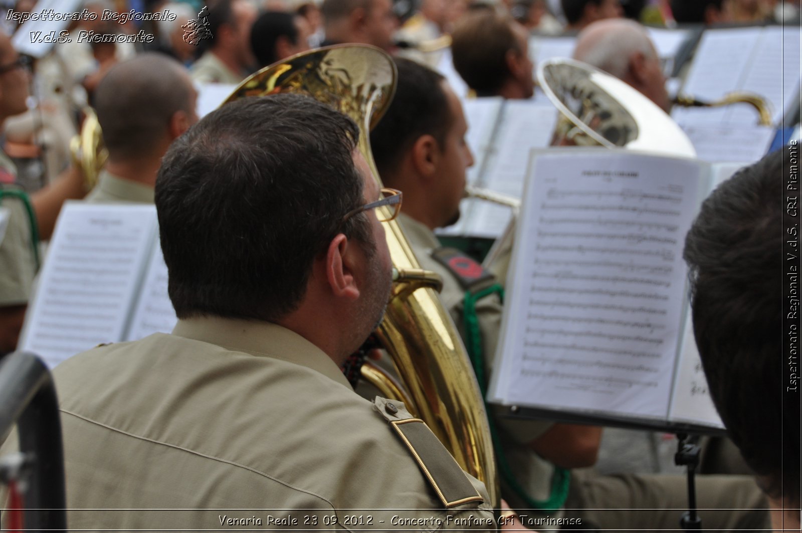 Venaria Reale 23 09 2012 - Concerto Fanfare Cri Taurinense - Croce Rossa Italiana - Ispettorato Regionale Volontari del Soccorso del Piemonte