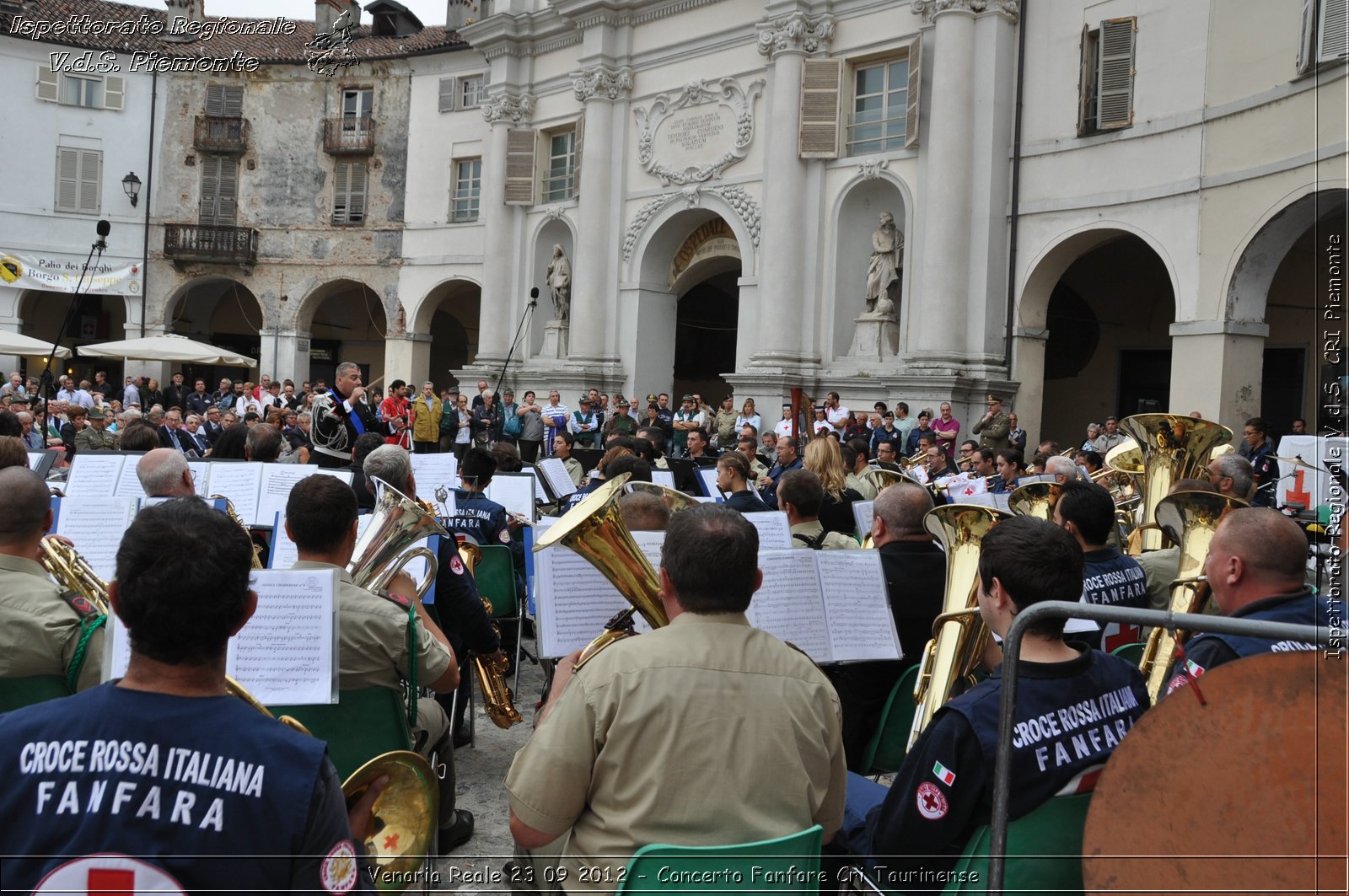 Venaria Reale 23 09 2012 - Concerto Fanfare Cri Taurinense - Croce Rossa Italiana - Ispettorato Regionale Volontari del Soccorso del Piemonte