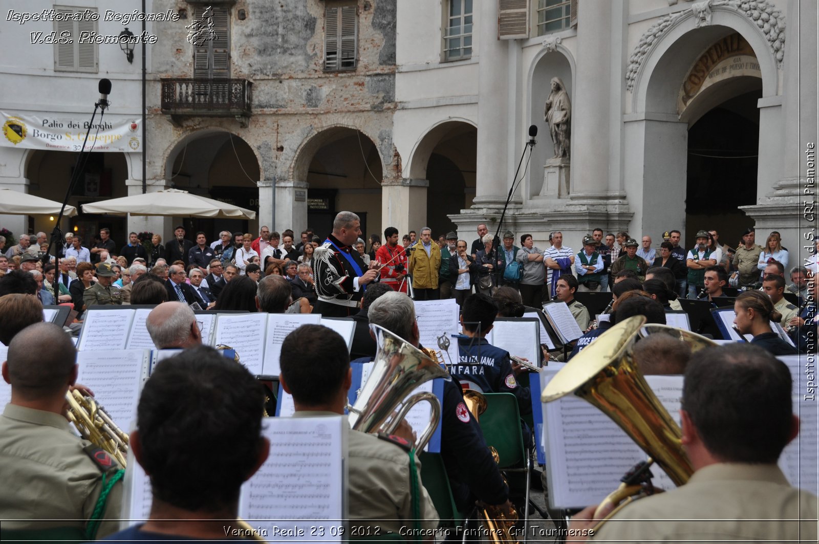 Venaria Reale 23 09 2012 - Concerto Fanfare Cri Taurinense - Croce Rossa Italiana - Ispettorato Regionale Volontari del Soccorso del Piemonte