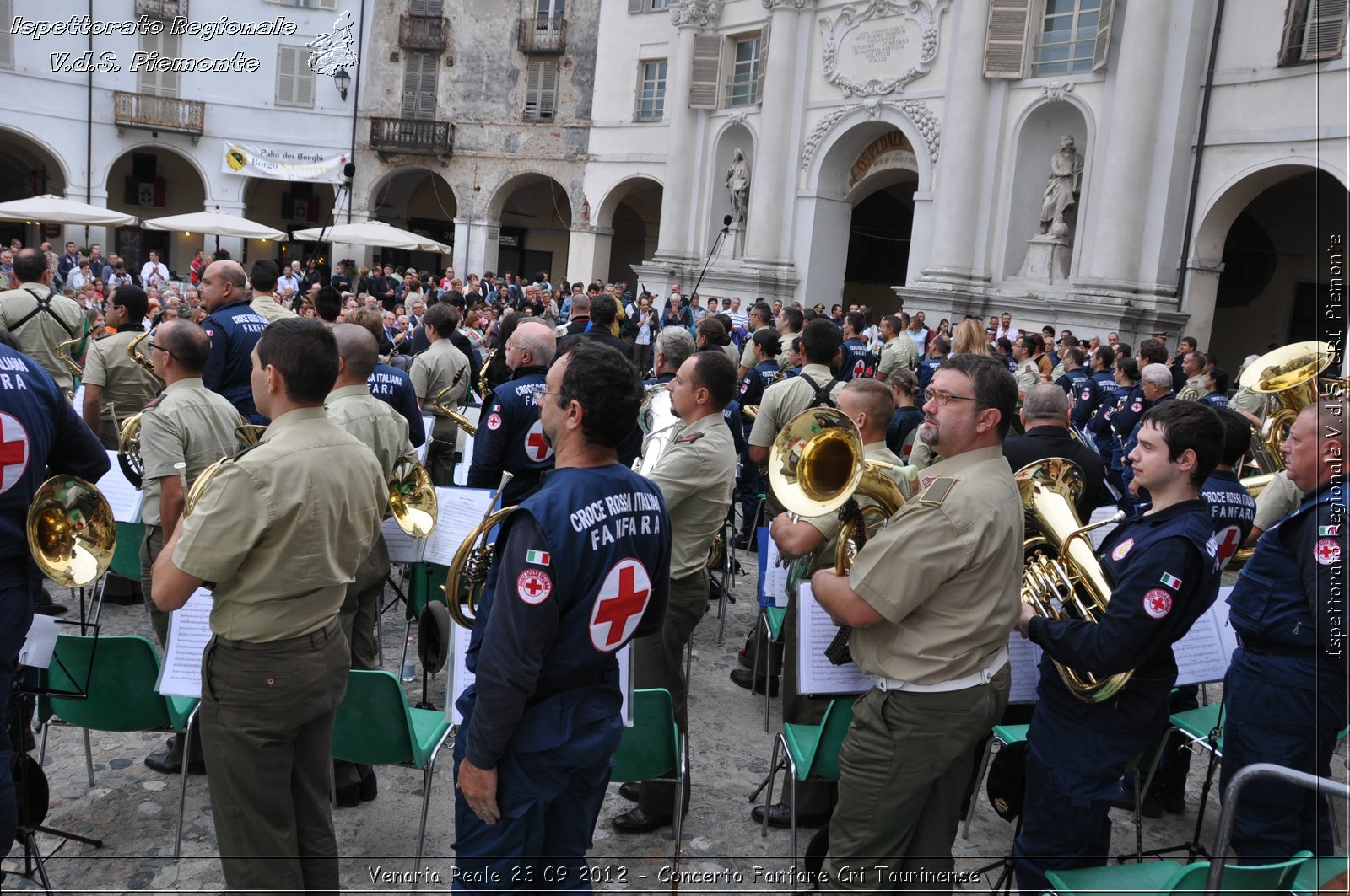 Venaria Reale 23 09 2012 - Concerto Fanfare Cri Taurinense - Croce Rossa Italiana - Ispettorato Regionale Volontari del Soccorso del Piemonte